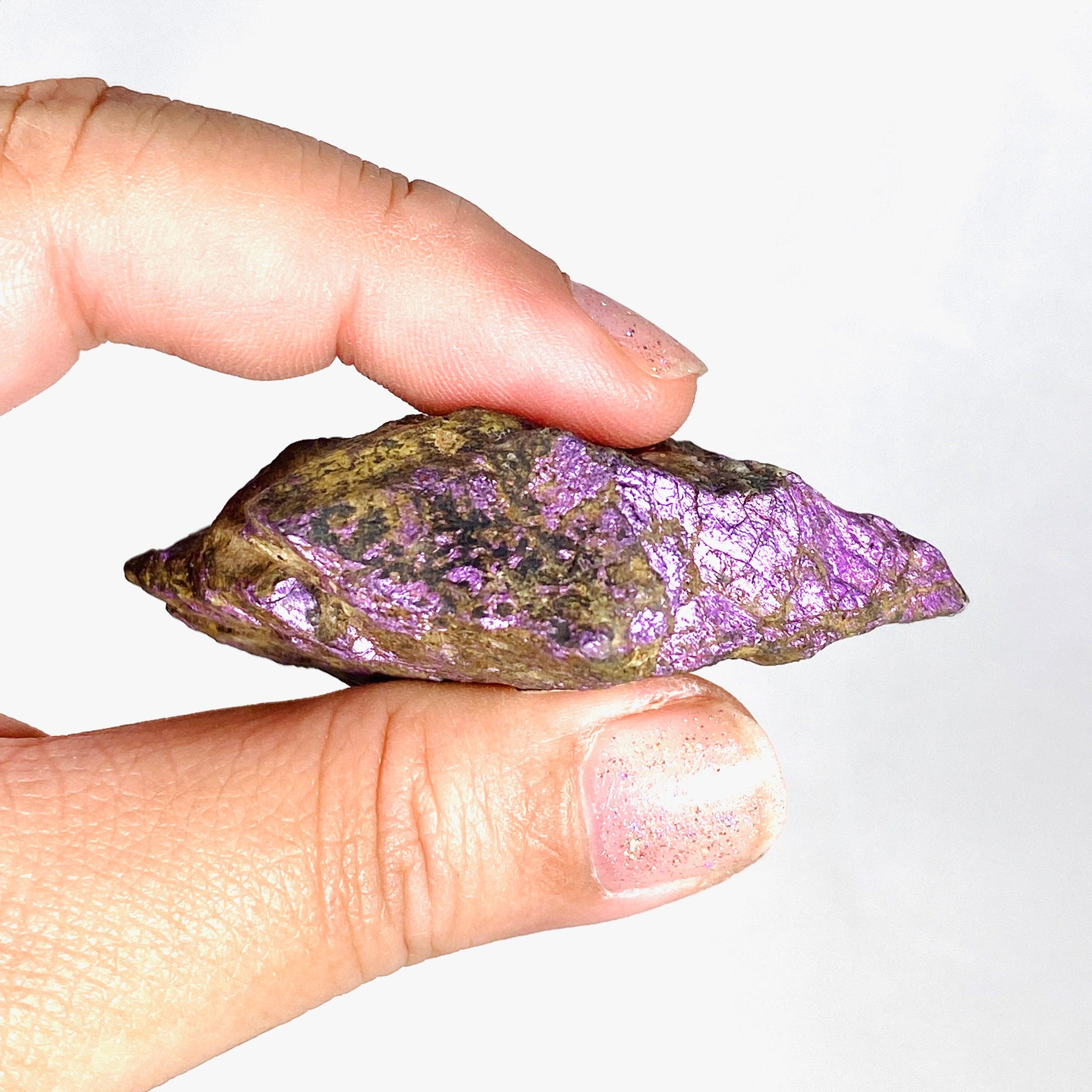 Purpurite Raw Crystal Stone - Natural Healing Crystal for Meditation, Energy Work & Spiritual Growth - Perfect for Home Decor, Jewelry Making & Crystal Collections