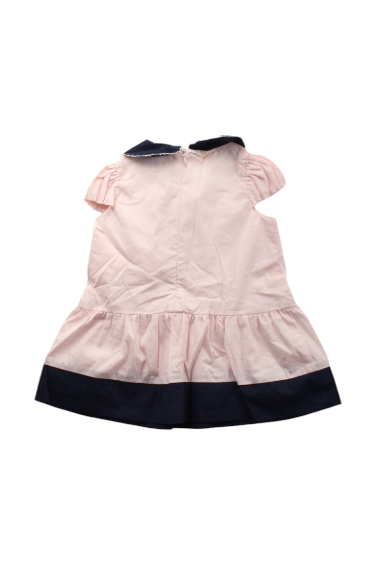 Armani Baby Girls Short Sleeve Cotton Dress - Size 3-6 Months | Soft & Comfortable Casual Outfit for Infants | Perfect for Daily Wear, Family Photos & Special Occasions