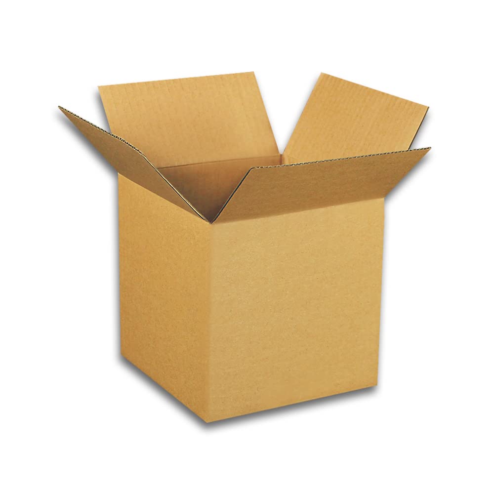 200 EcoSwift 5x5x5 Inches Corrugated Cardboard Shipping Boxes for Mailing, Moving & Packing - Small Business, Ecommerce & Home Storage Solutions