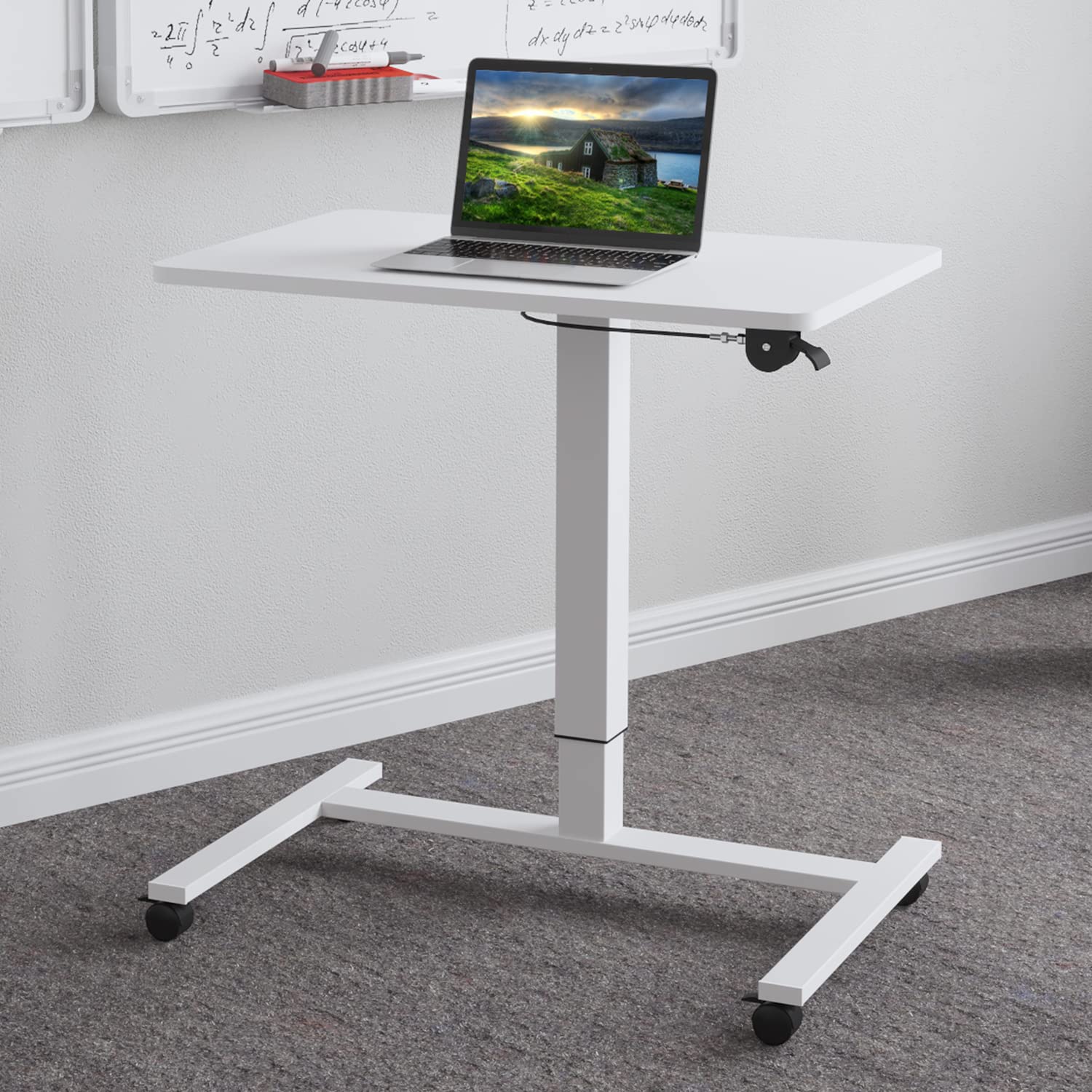Adjustable Height Mobile Standing Desk - 28