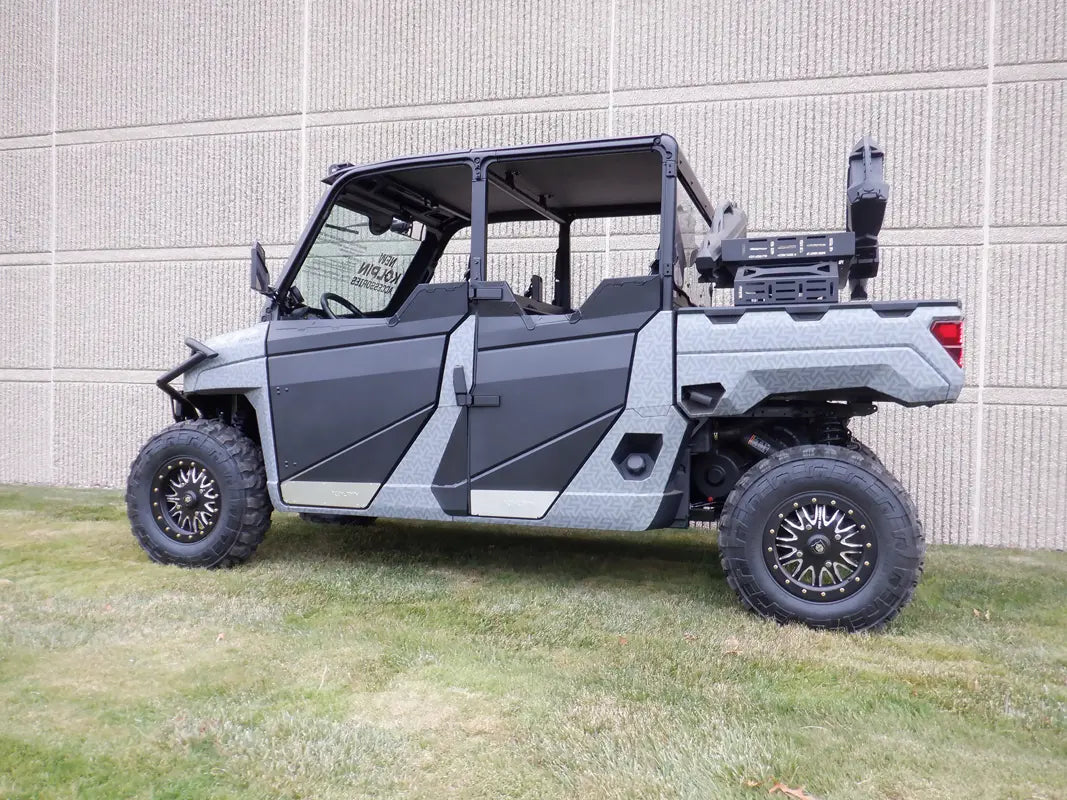 KOLPIN 32010 Rear Half Doors for Polaris Ranger 1000 & XP 1000 CREW - Durable UTV Accessories for Off-Roading, Hunting & Farm Work