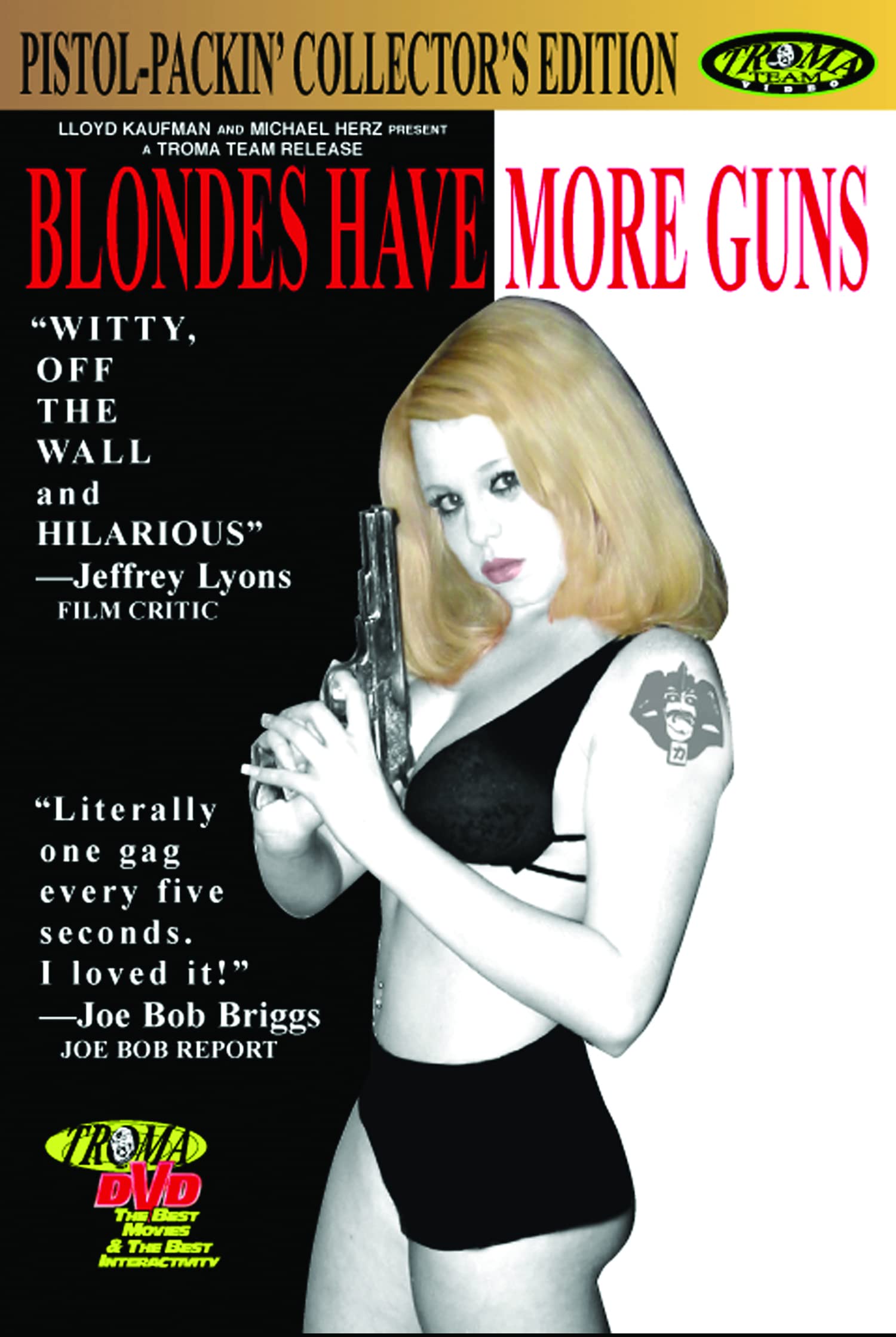 Blondes Have More Guns T-Shirt - Funny Sarcastic Quote Tee for Women & Men - Perfect for Parties, Gifts & Casual Wear