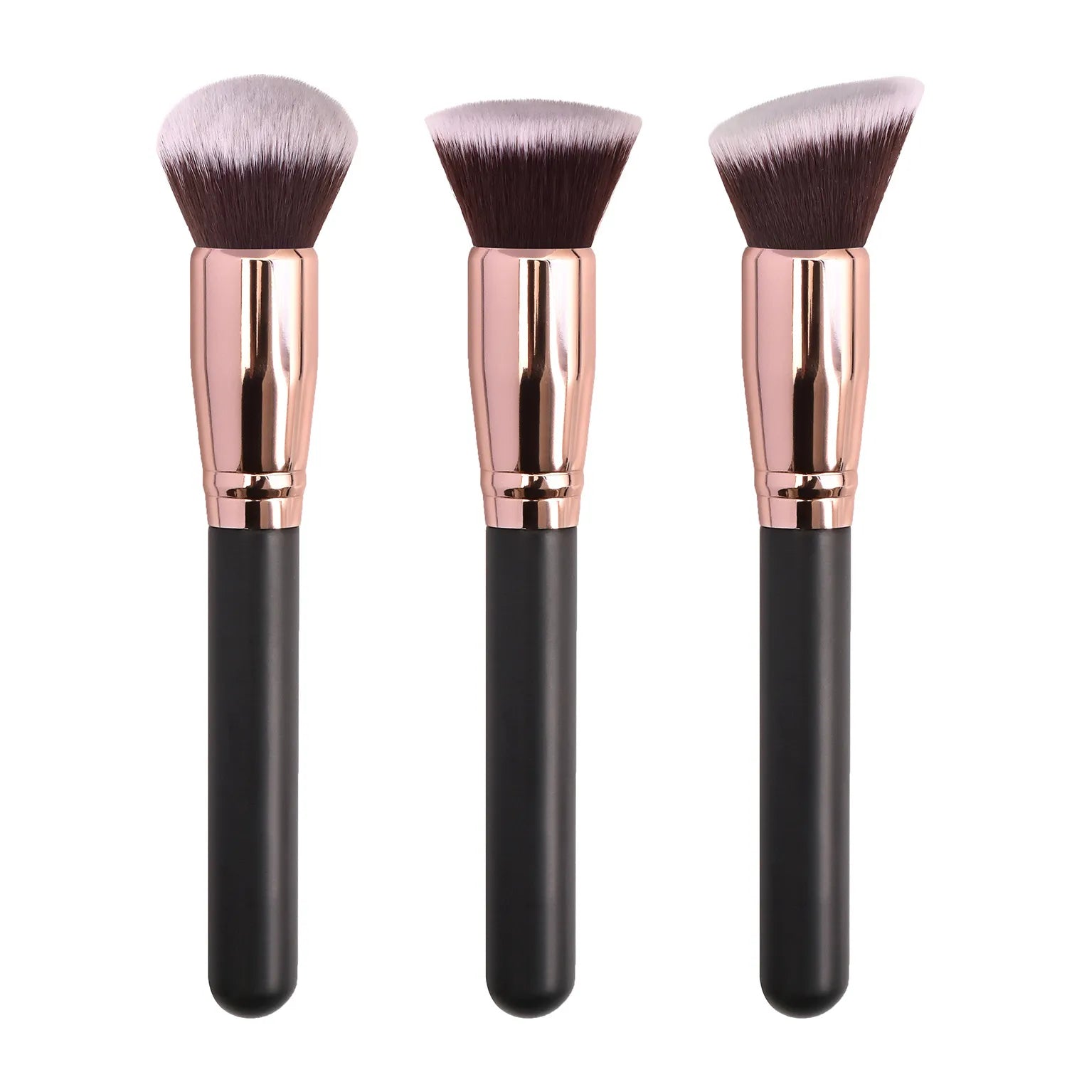 Professional Makeup Brush Set for Foundation & Loose Powder - Soft Synthetic Bristles for Flawless Face Makeup Application (Perfect for Daily Use, Contouring, and Professional Makeup Artists)