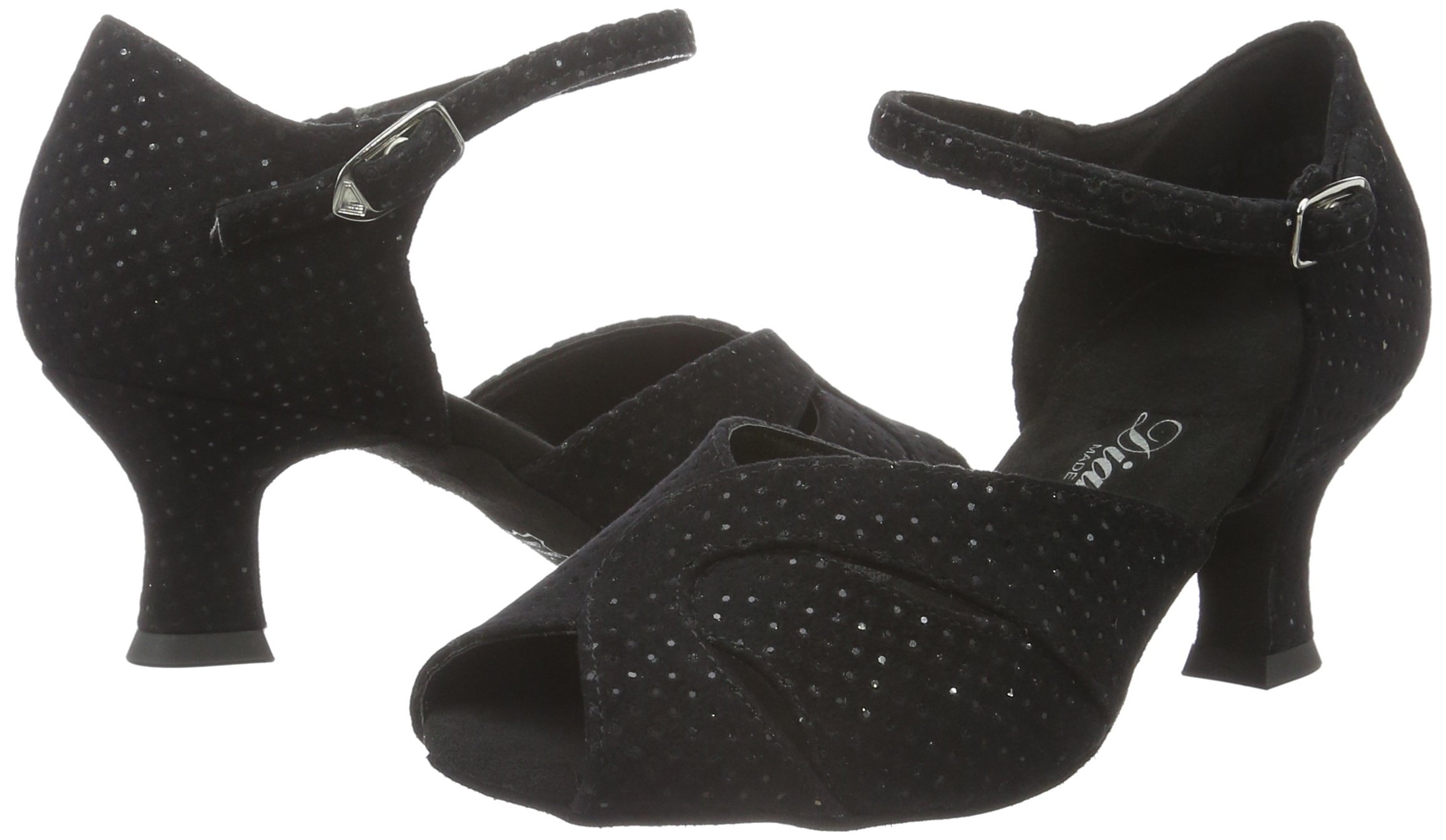 Diamant Women's Ballroom Dance Shoes - Professional Latin Salsa Tango Dance Shoes for Women - Comfortable & Elegant Performance Shoes for Dance Competitions, Parties & Weddings