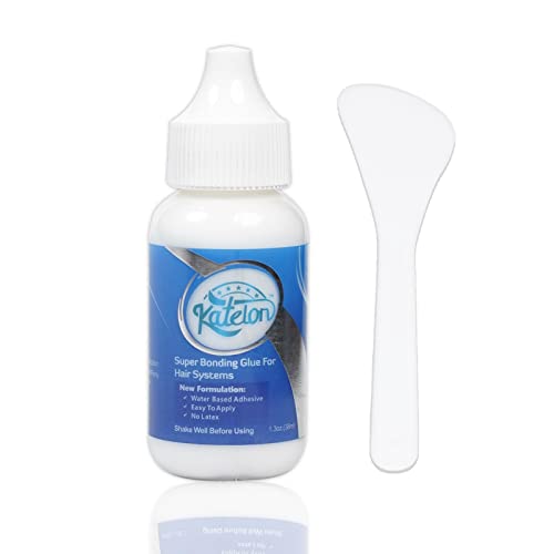 Invisible Lace Wig Glue 1.3oz - Strong Hold Hair Replacement Adhesive for Wigs, Toupees & Hair Systems | Transparent Bonding Glue for Oily Scalps & Frontal Hairpieces | Perfect for Daily Wear, Cosplay & Special Occasions