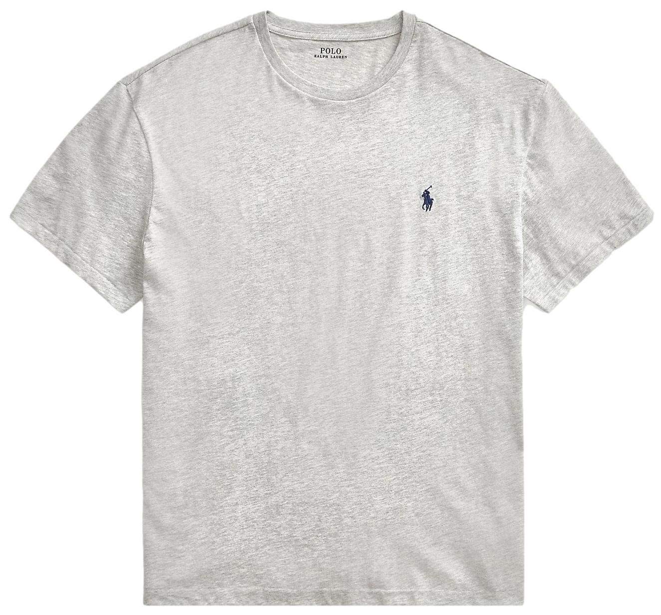 Ralph Lauren Men's Big & Tall Classic Fit Crewneck Polo Pony T-Shirt - Casual Cotton Shirt for Work, Golf & Everyday Wear