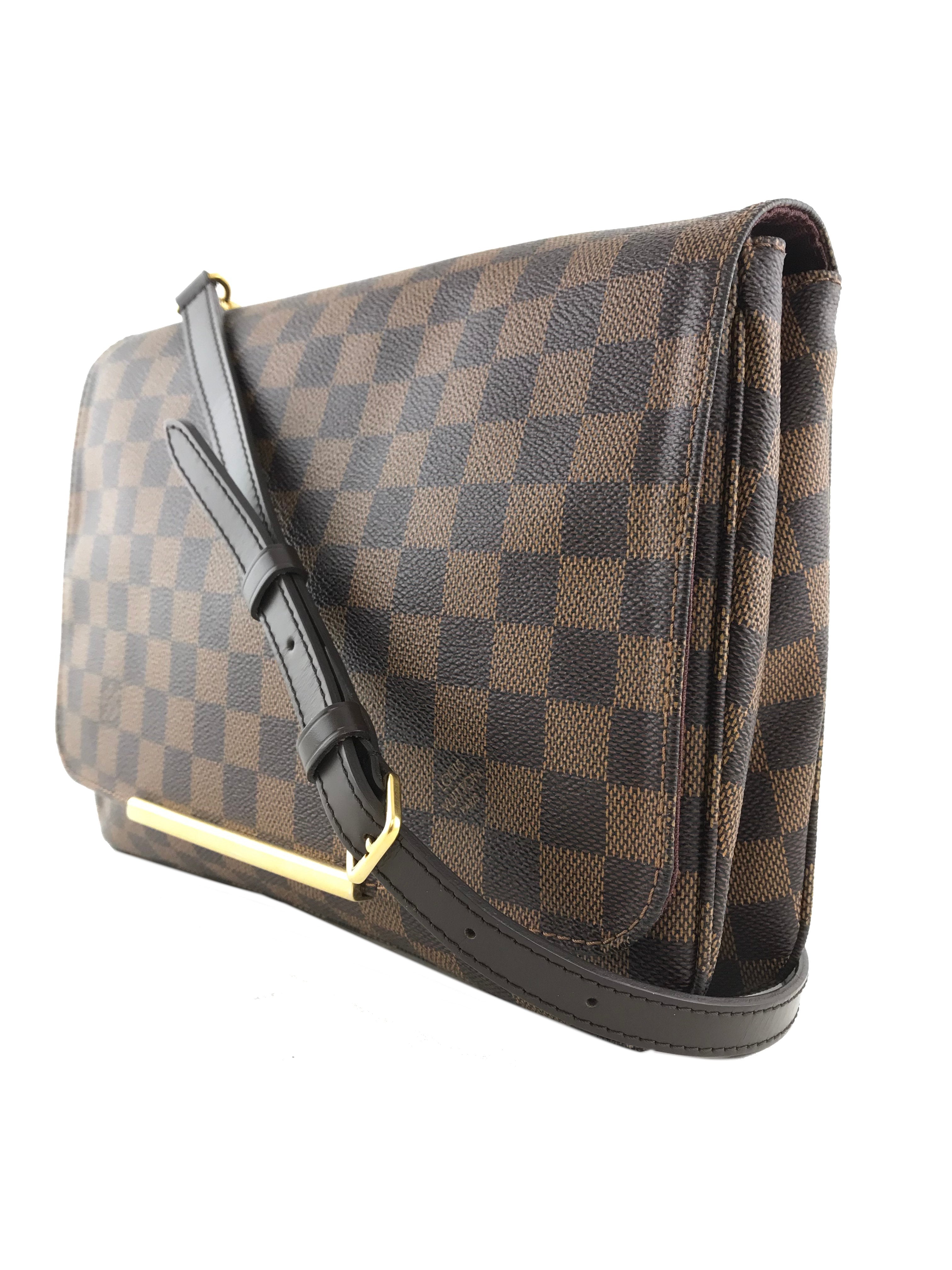 Authentic Louis Vuitton Damier Ebene Hoxton GM Shoulder Bag - Luxury Designer Handbag for Women | Perfect for Work, Travel & Everyday Use