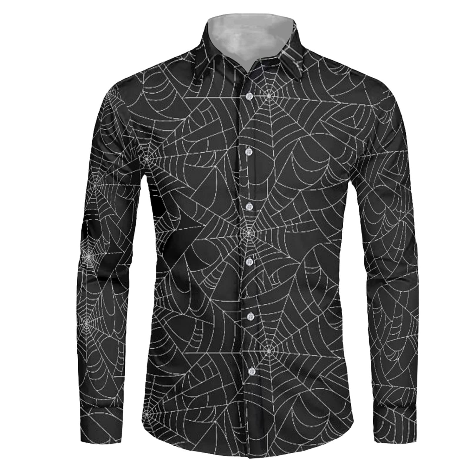 Coloranimal Novelty Hawaiian Men's Button Down Dress Shirts - Business Casual Work Shirts for Office & Vacation - Short Sleeve T-Shirt Tops in Sizes XS to 4XL - Perfect for Beach Parties, Summer Weddings & Tropical Getaways