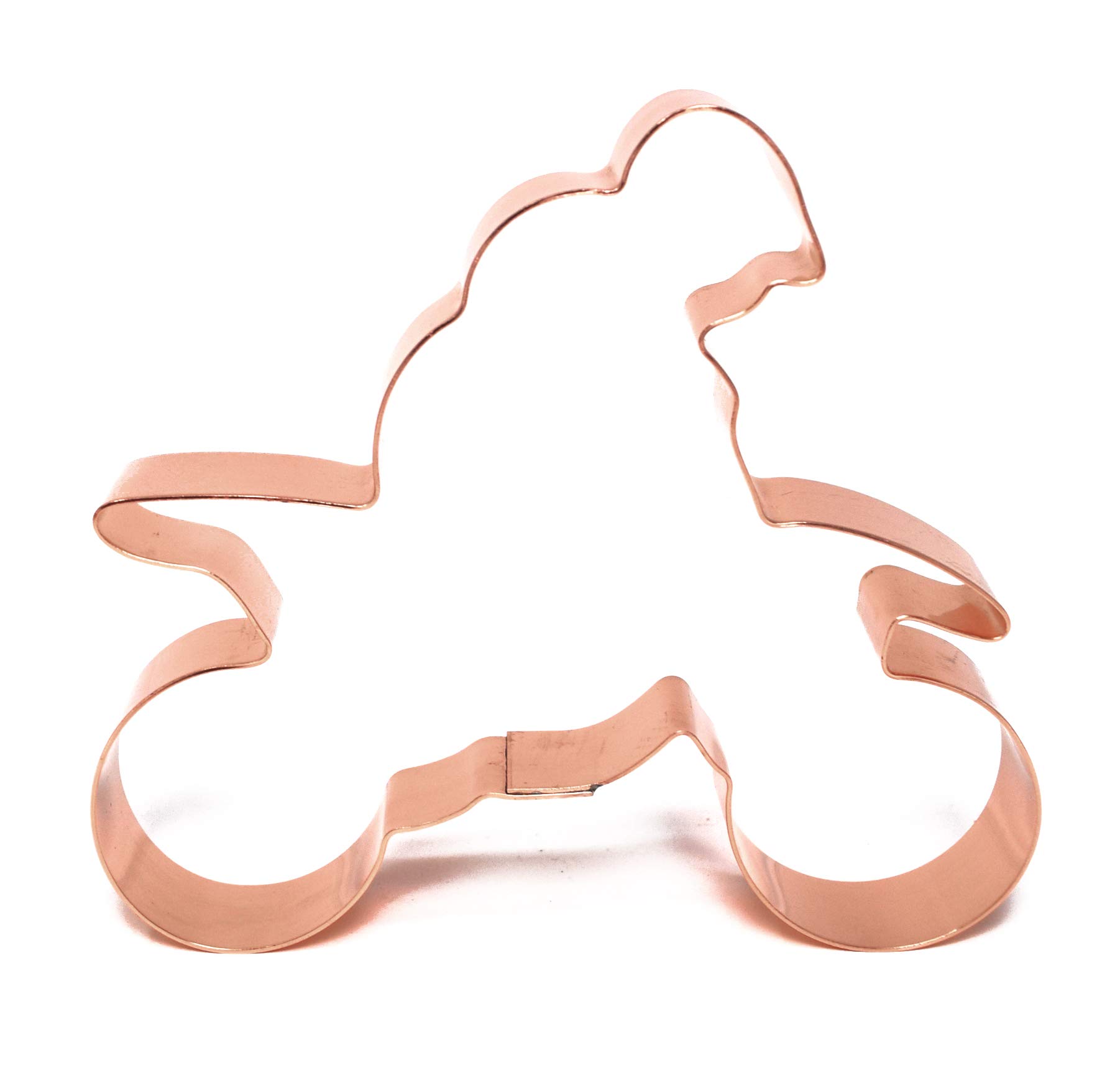 Dirt Bike Racer Cookie Cutter 4.5 x 4 Inches - Handcrafted Copper Baking Tool for Motorcycle Themed Cookies, Birthday Parties & Biker Events