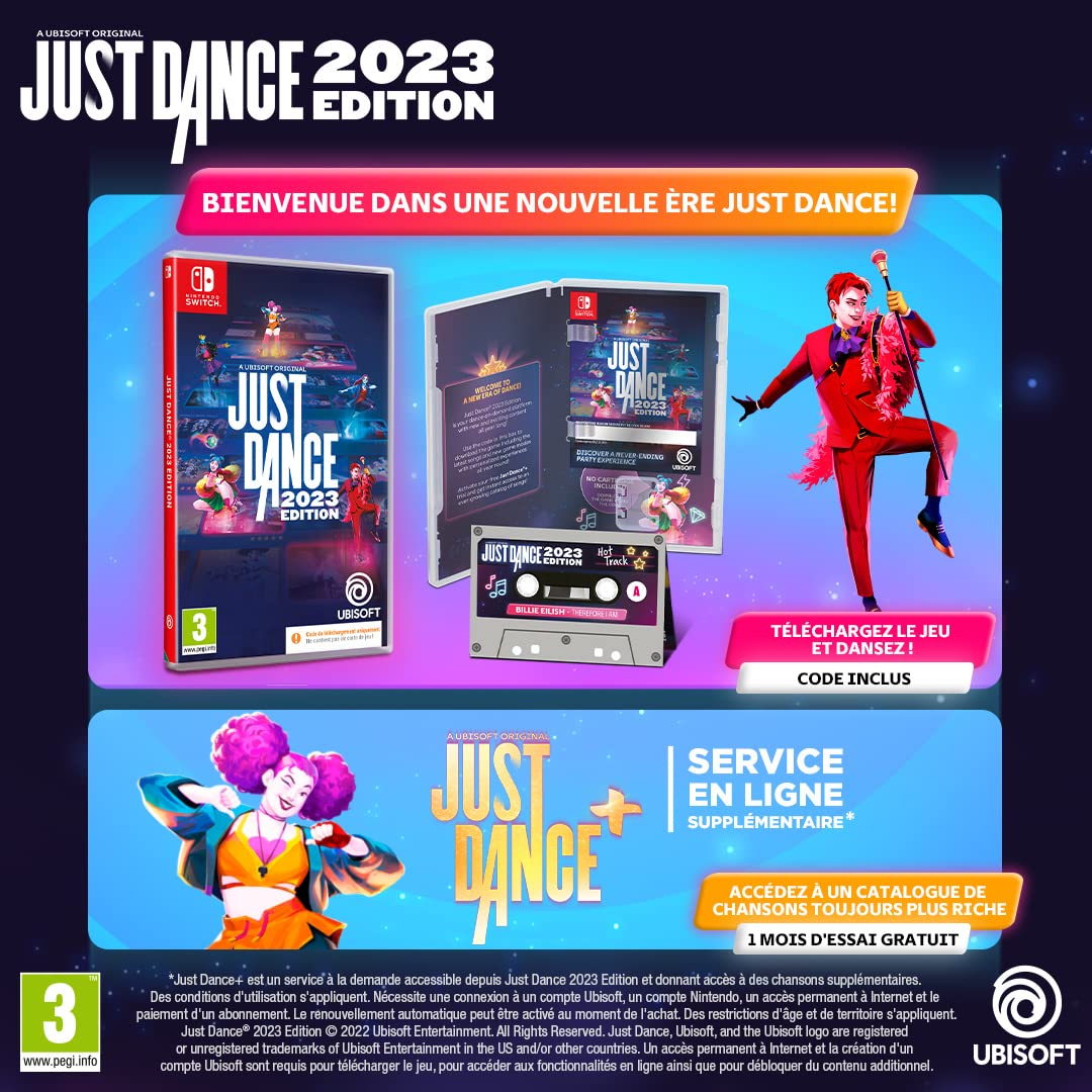 Just Dance 2023 Edition - Digital Code for PS5 | Dance Video Game with 40+ New Songs | Fun Family & Party Entertainment | Perfect for Game Nights & Fitness Workouts