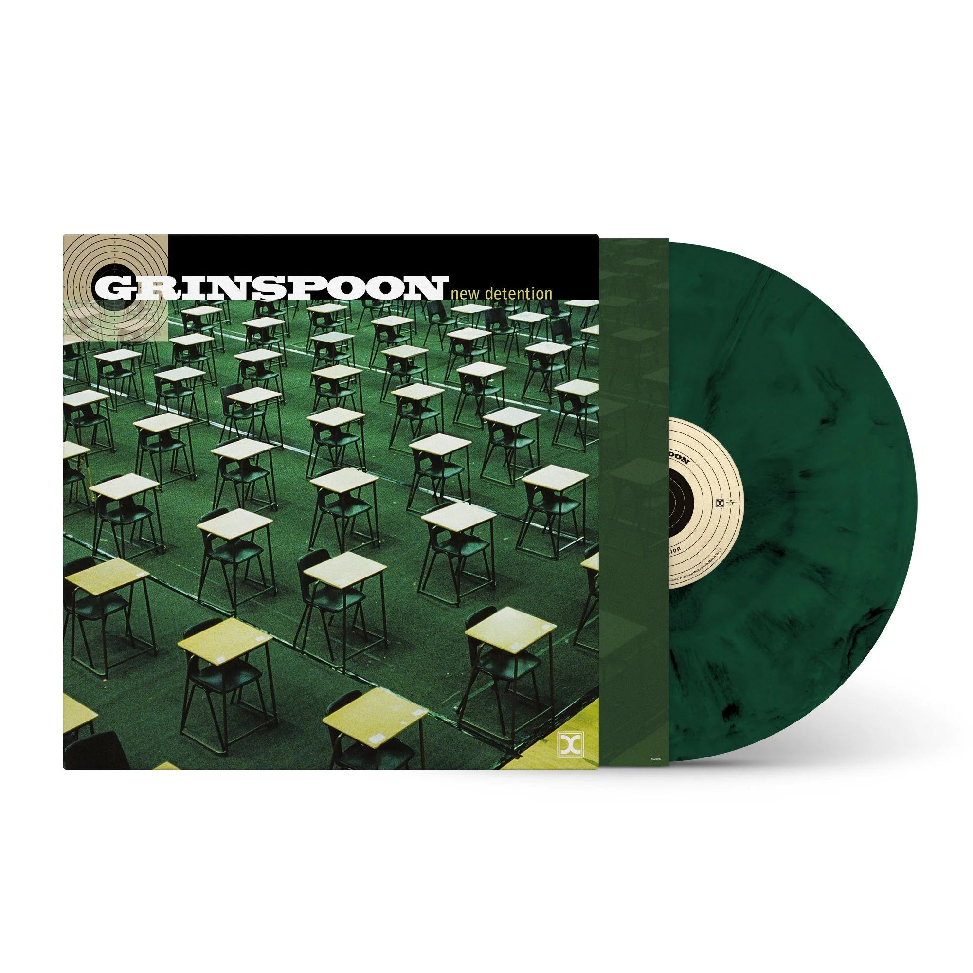 Grinspoon New Detention 20th Anniversary Limited Edition Green Vinyl LP Record - Perfect for Music Collectors & Vinyl Enthusiasts, Great for Home Listening & Gift Giving