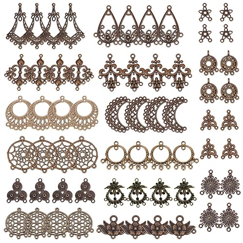 16 Style 64pcs Antique Bronze