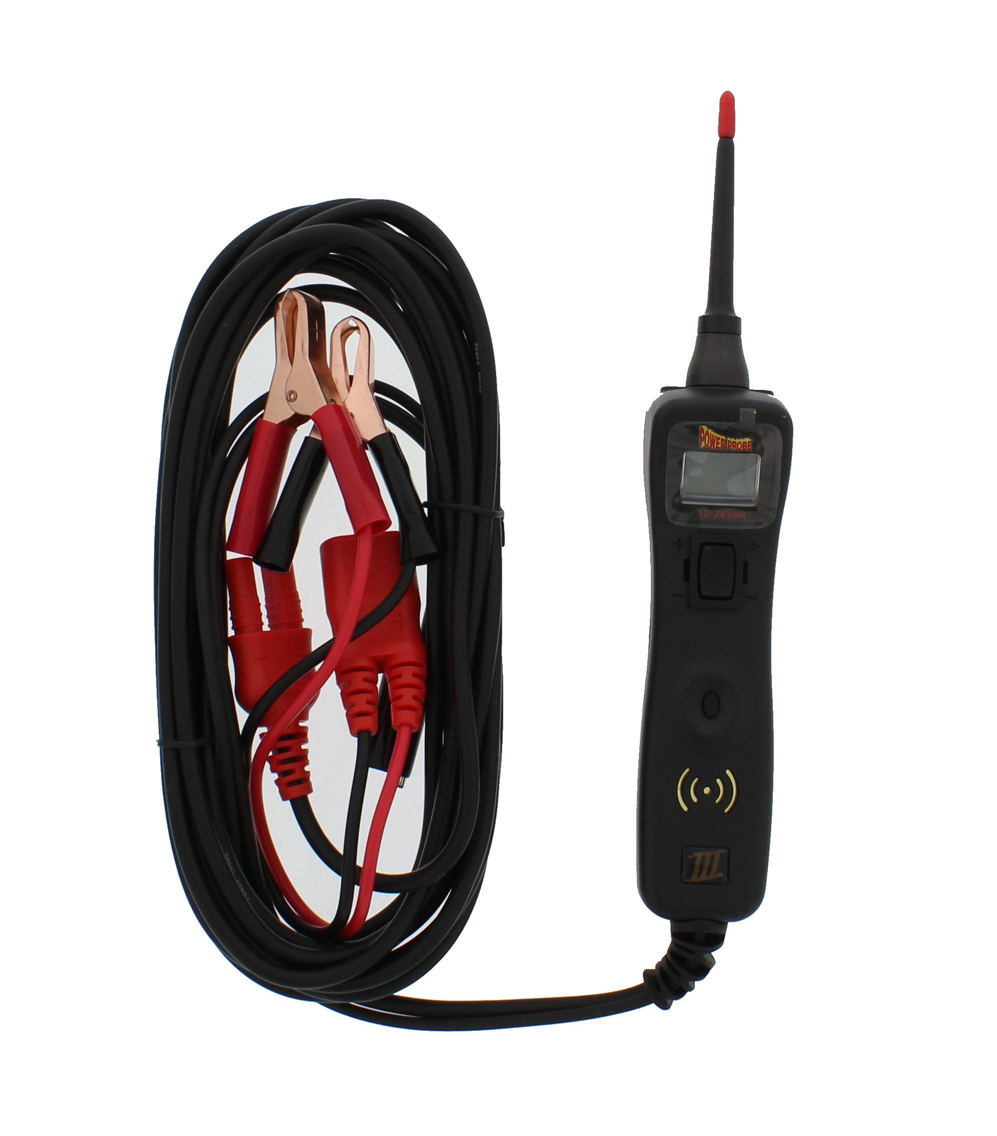 Power Probe III Clamshell Automotive Diagnostic Tool - Digital Multimeter for AC/DC Voltage, Current & Resistance Testing (PP3CSBLK) - Perfect for Car Electrical Repairs, Circuit Troubleshooting & DIY Mechanics
