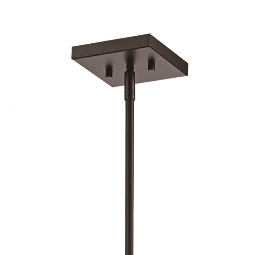 TRANS GLOBE Chattanooga 6-Light Square Candle Chandelier - Modern Farmhouse Ceiling Light Fixture for Dining Room, Living Room & Bedroom