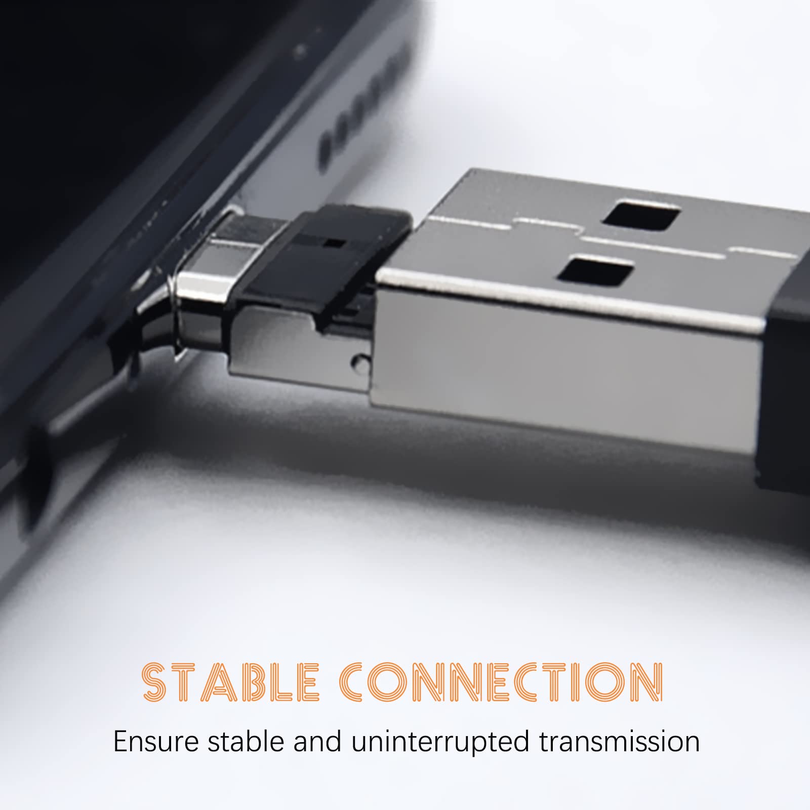 10 Pack USB C to USB Adapter - Mini USB C Male to USB A Female Converter - Slim & Hidden Design for MacBook, iPad, Samsung - Perfect for Travel, Office & Charging Cables