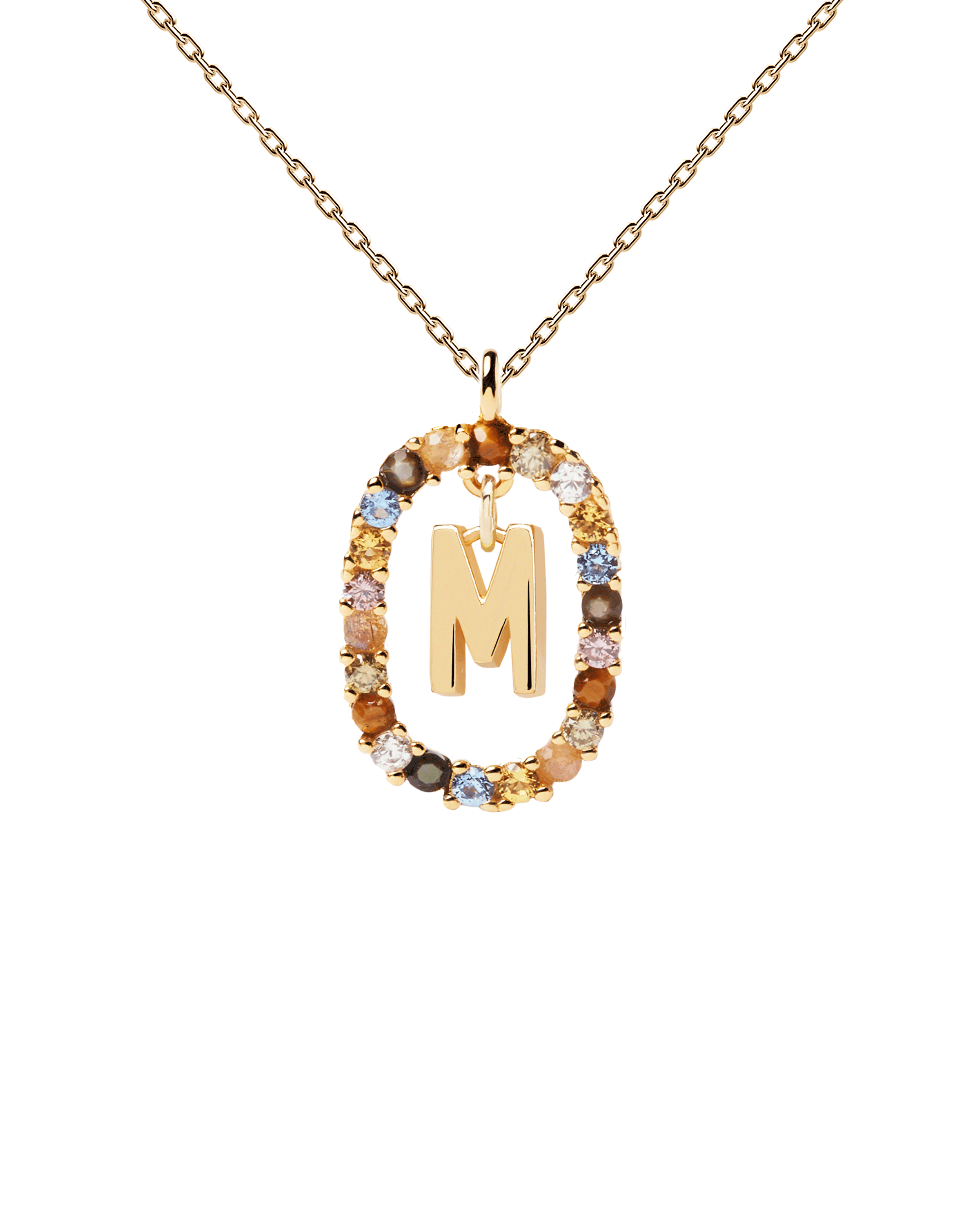 Stylish Letter M Necklace for Women - Personalized Initial Pendant Jewelry - Perfect Gift for Birthdays, Anniversaries & Mother's Day