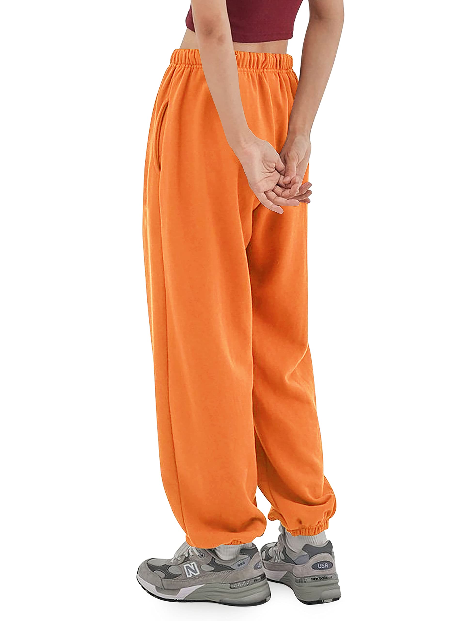 Men's Lightweight Fleece Jogger Pants with Pockets & Elastic Waist - Comfortable Sweatpants for Running, Lounge & Casual Wear