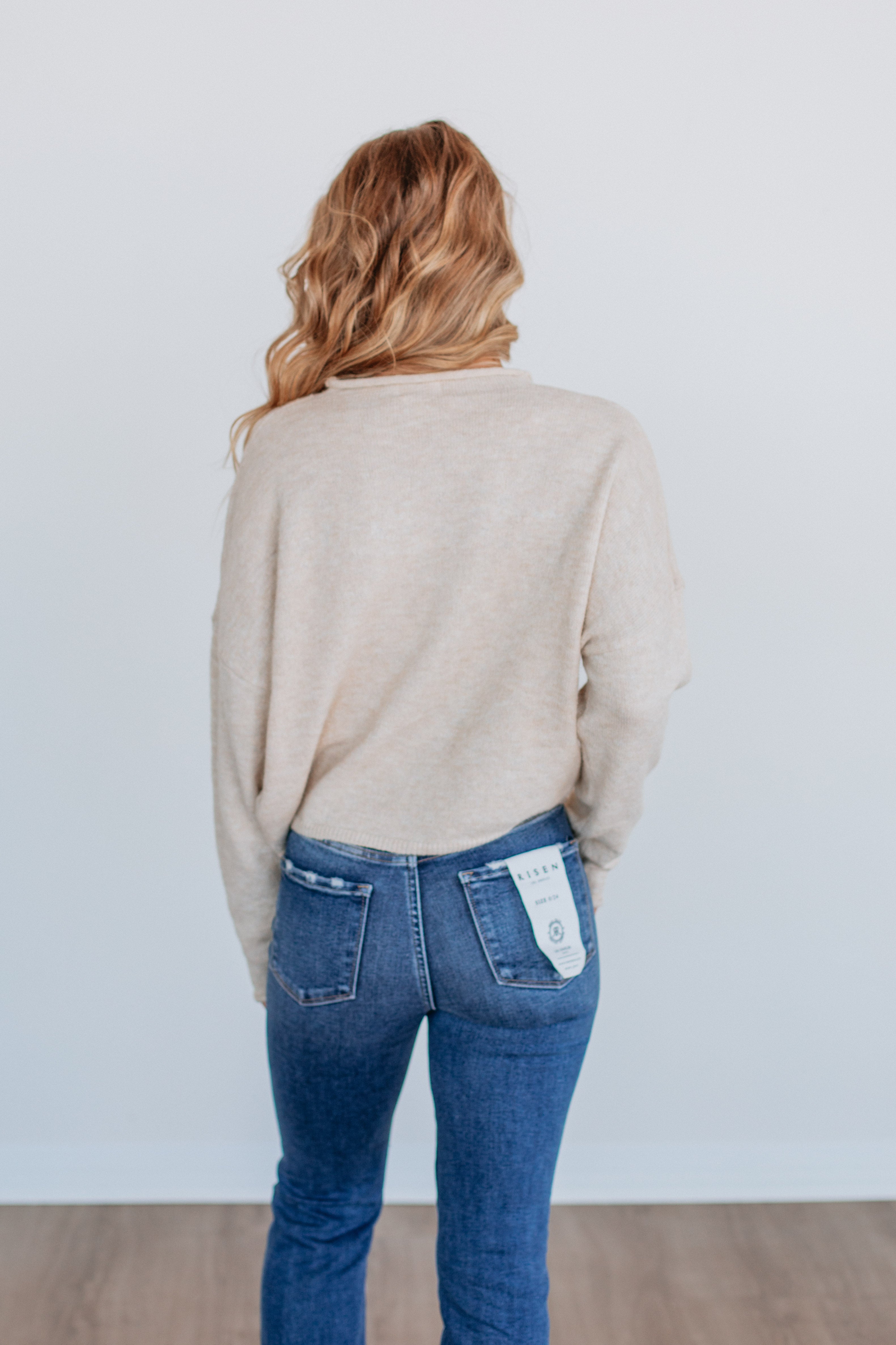 Brooke Cardigan Women's Natural Knit Sweater - Cozy & Stylish for Fall & Winter Outfits