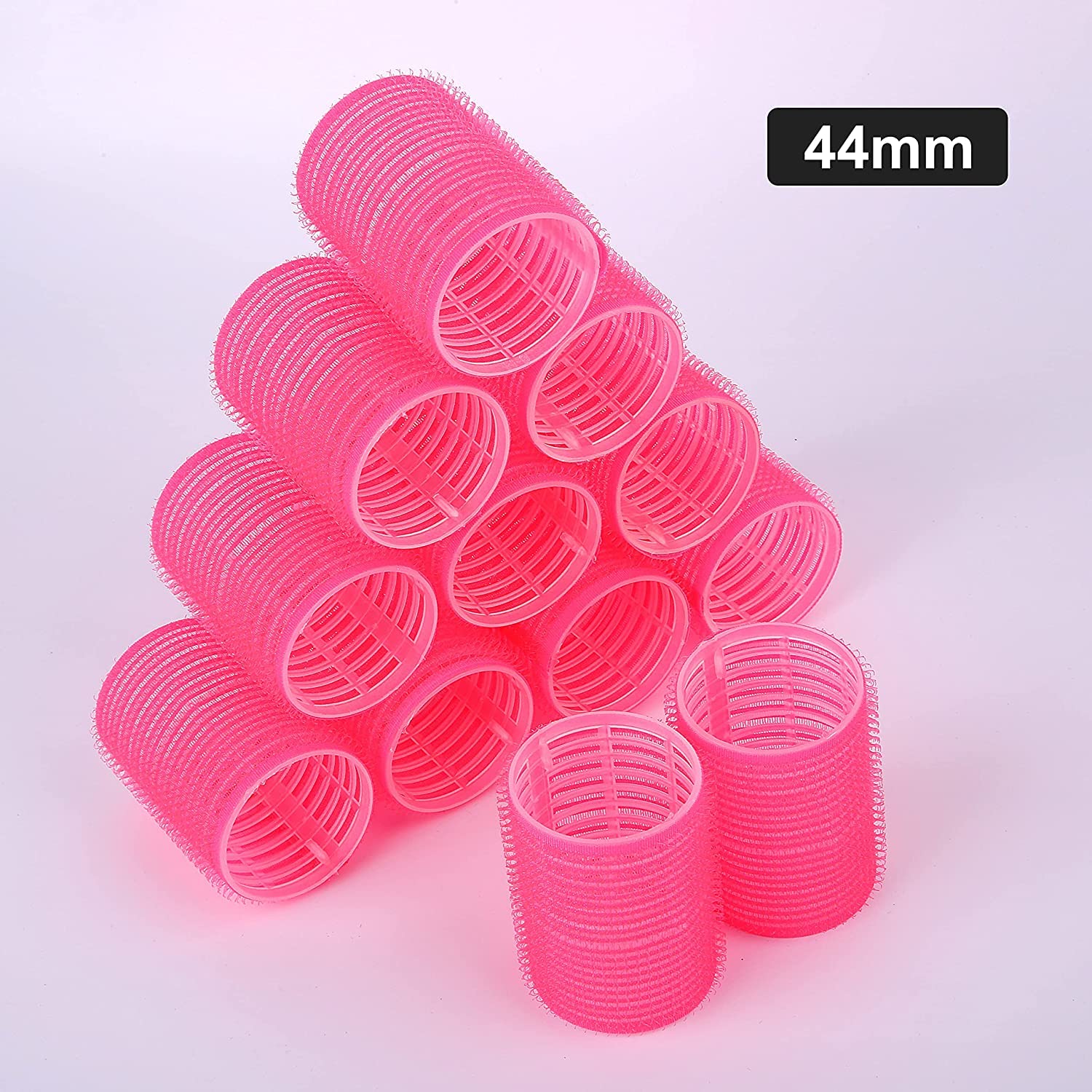 SIYAA 12 Pack Self Grip Hair Rollers Set - Salon Quality Hair Curlers for Women, DIY Hairstyling Tools for Curly & Wavy Hair - Perfect for Home Use, Parties & Special Occasions