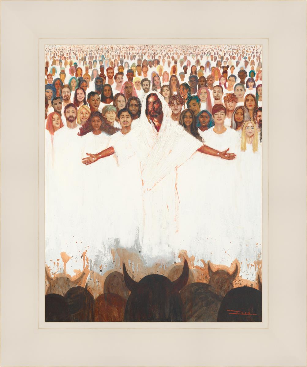 Fear Not, For They That Be With Us Are More - Inspirational Christian Wall Art for Home & Office Decor - Perfect for Living Room, Bedroom, or Gift Giving