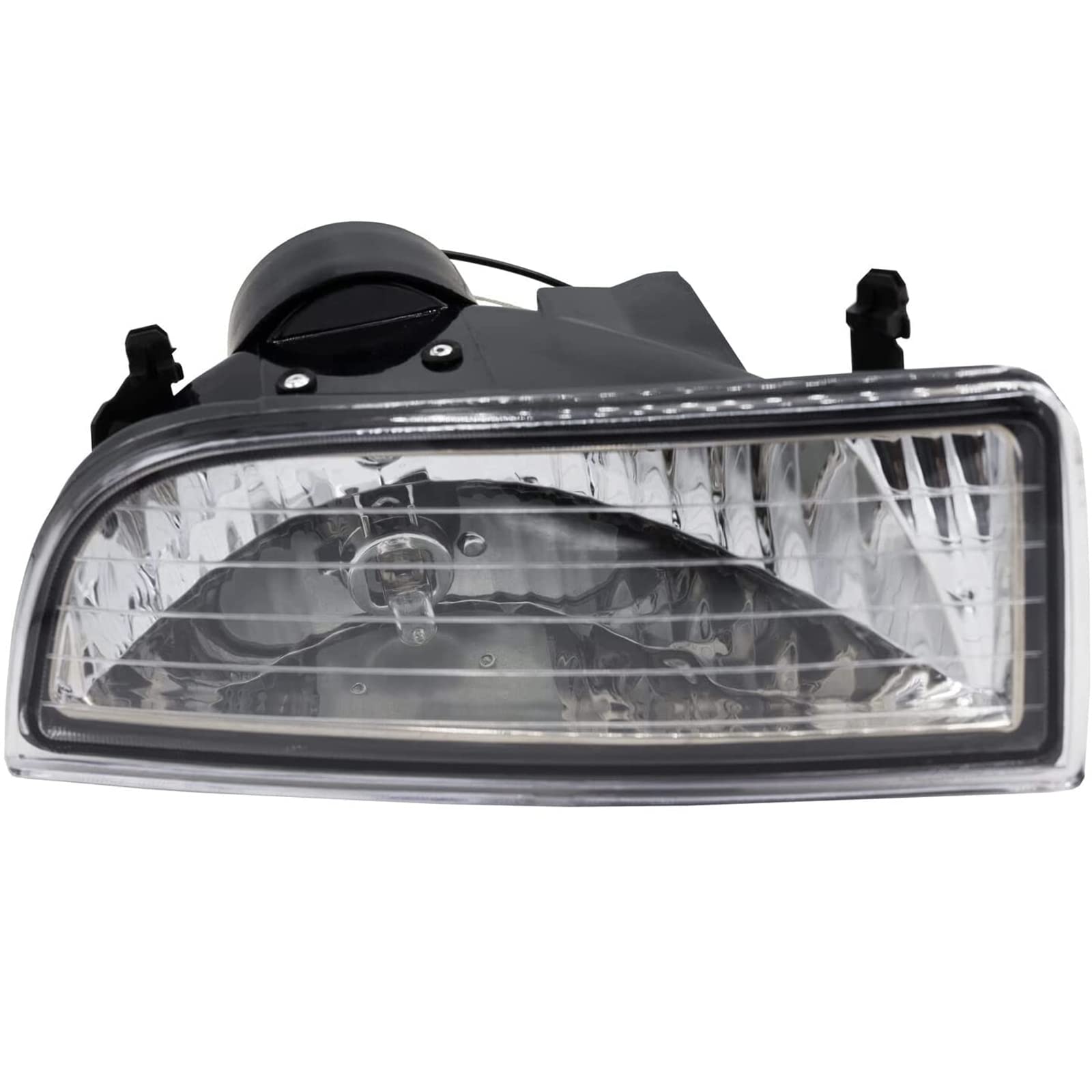 1997-2001 Honda Prelude Front Bumper Fog Lights Kit - Left & Right Side H3 Bulb Driving Lamps with Wiring Harness (Clear Lens) - Perfect for Night Driving & Low Visibility Conditions