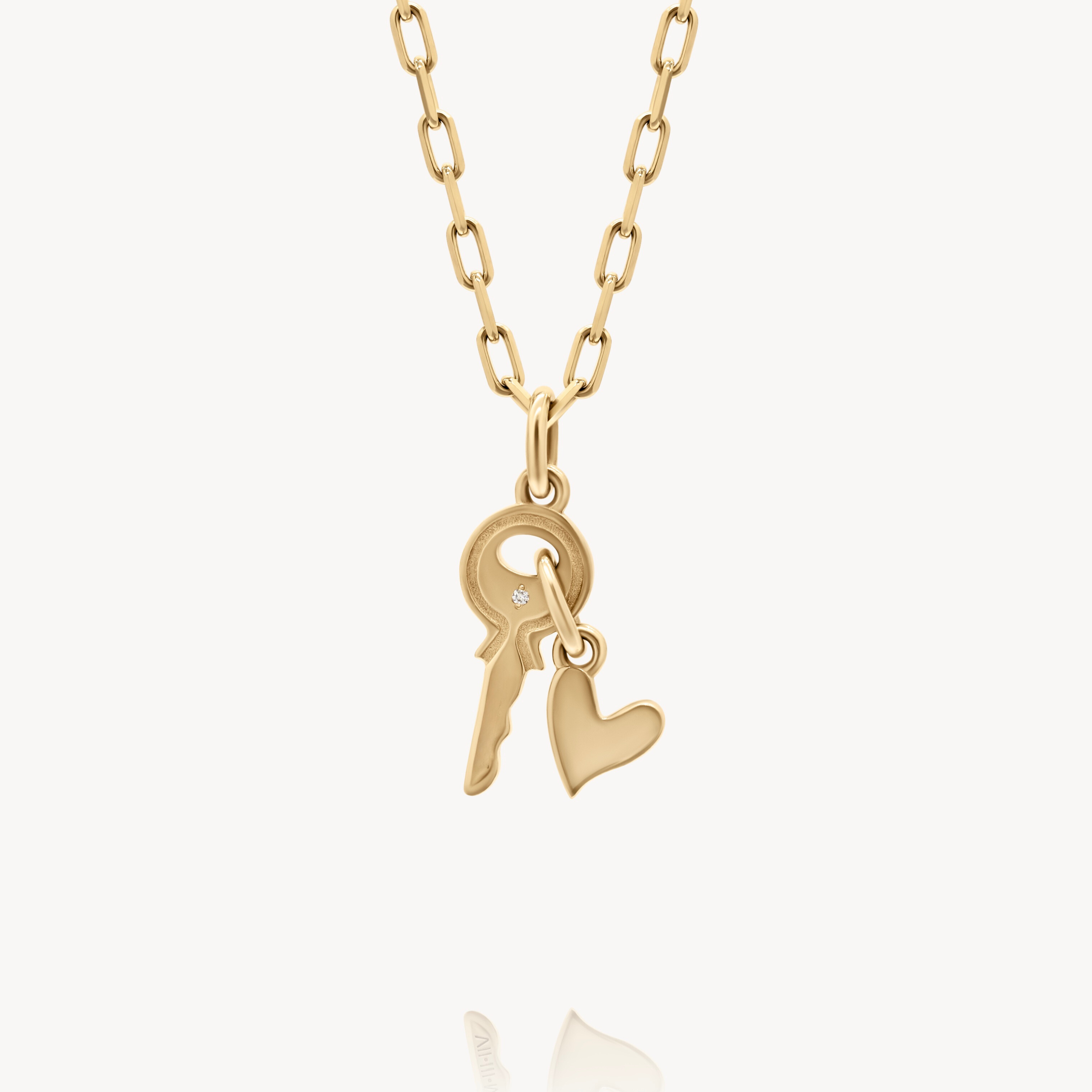 Key to My Heart Pendant Necklace - Romantic Gift for Her - Perfect for Valentine's Day, Anniversary & Special Occasions