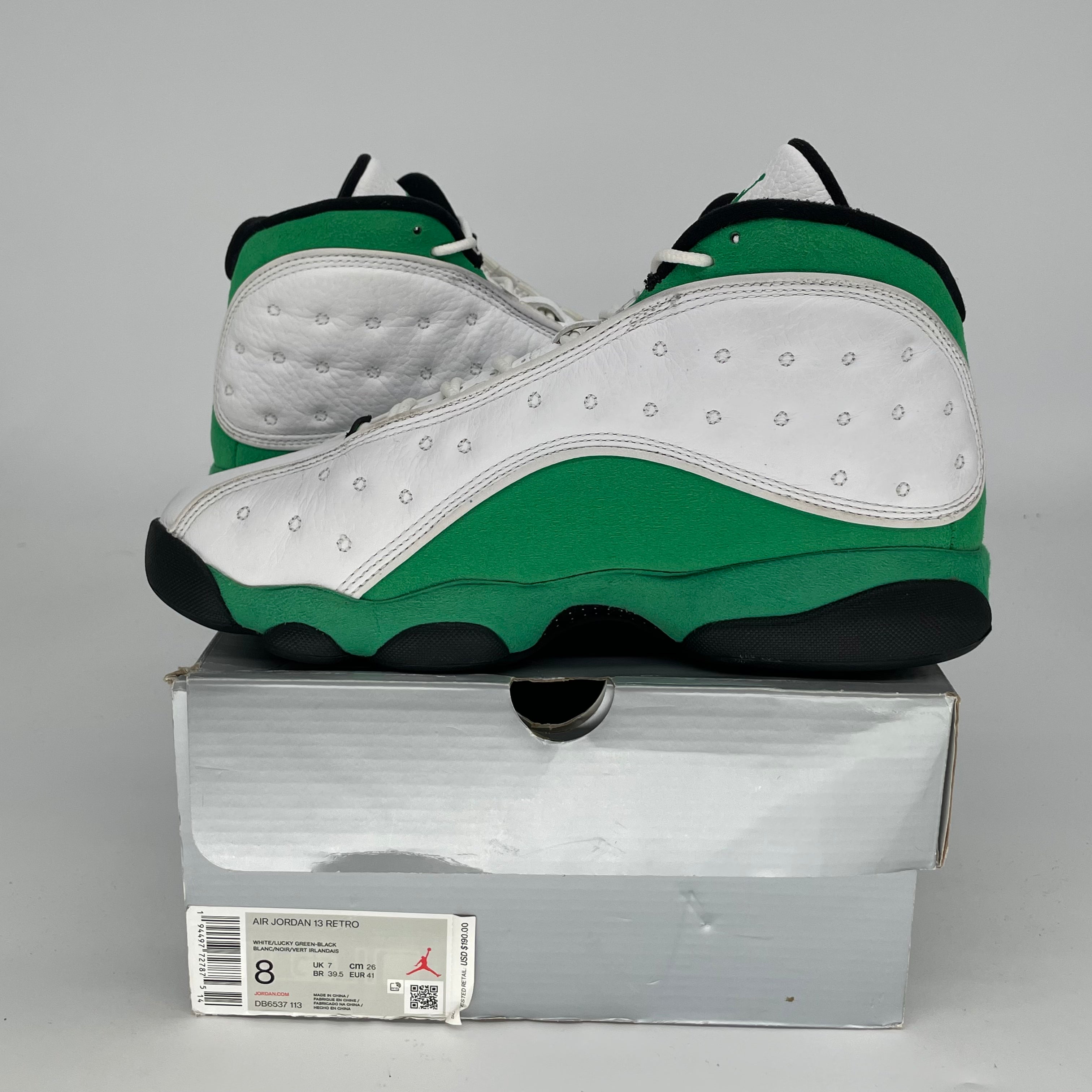 AIR JORDAN 13 LUCKY GREEN Men's/Women's Basketball Shoes Size 8/9.5W DB6537-113 - Perfect for Streetwear, Sneaker Collection & Basketball Games