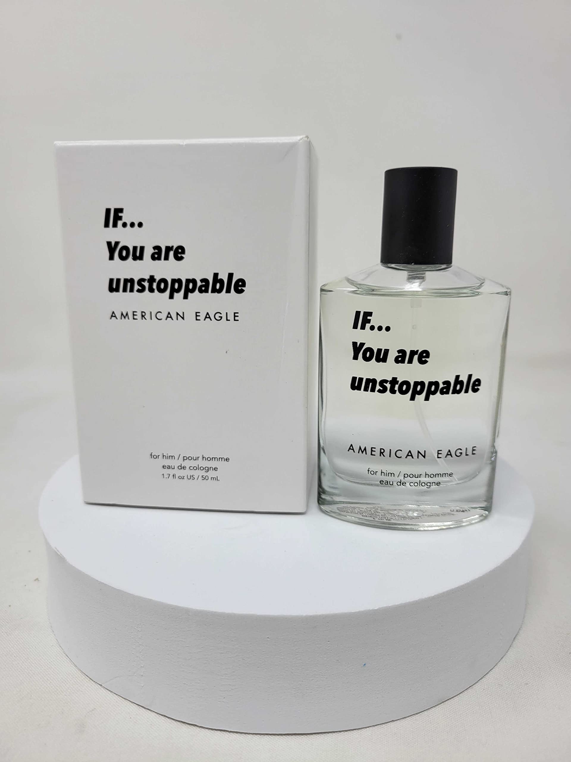 AE If You Are Unstoppable Eau De Cologne 1.7 Oz for Men - Long Lasting Fragrance for Work, Date Night & Special Occasions