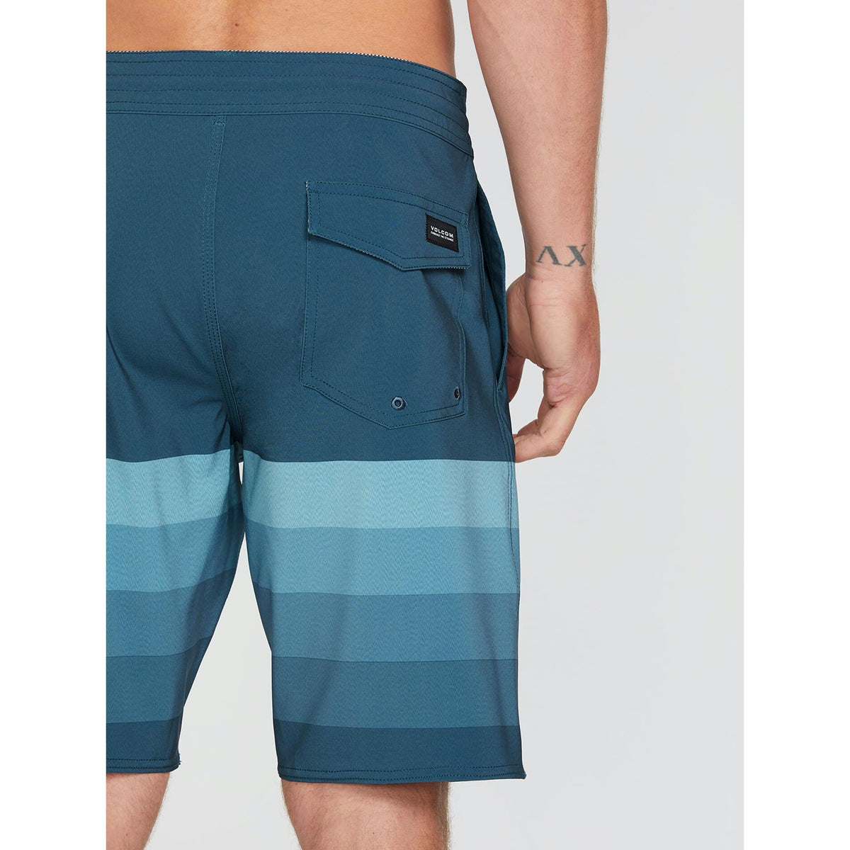 Volcom Quarta Static Stoney Boardshorts for Men - Quick-Dry Swim Trunks with UPF Protection - Perfect for Surfing, Beach Vacations & Water Sports