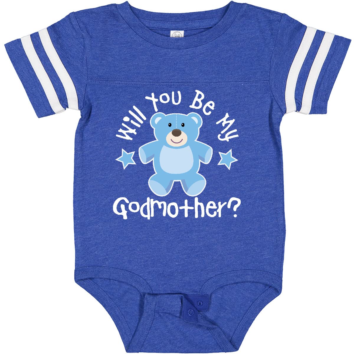 Inktastic Godmother Proposal Baby Boy Bodysuit - Cute & Comfortable Outfit for Newborns, Baby Showers & Family Photos