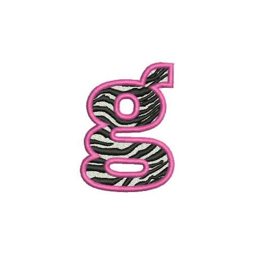 Threadart Machine Embroidery Design Bundles - Alphabet Sets - Zebra Alphabet (1) - USB Stick Included - Over 25 Sets for DIY Crafts, Monogramming, and Personalized Gifts