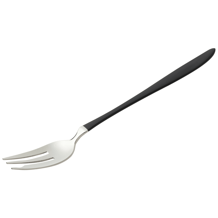 Limoa Black Cake Forks - 12-Piece Set for Desserts, Parties, and Elegant Dining | Stainless Steel Small Forks for Cake, Pastry, and Tea Time