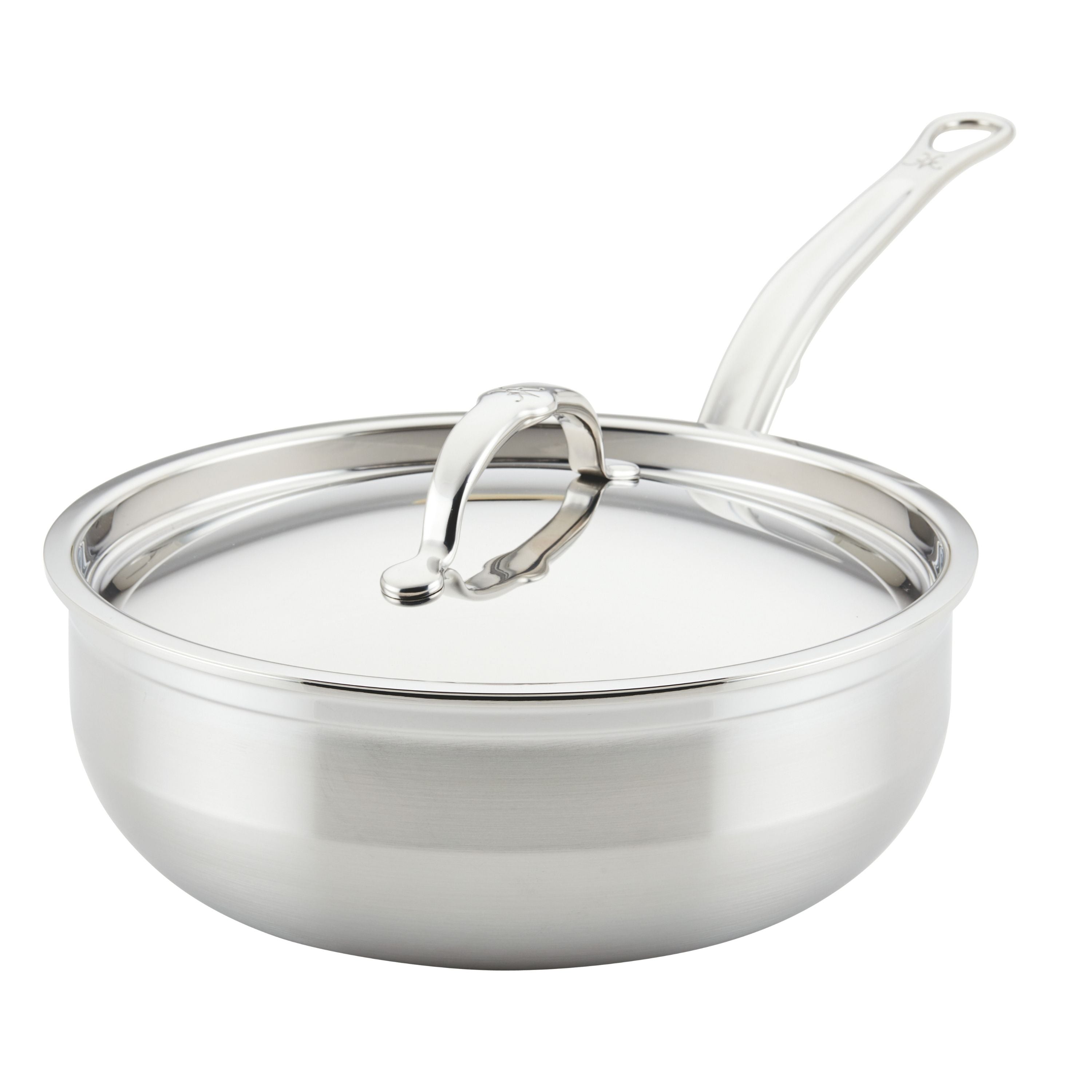 Hestan Probond Nonstick Covered Essential Pan 3.5 Quart (24cm) - Premium Cookware for Sauteing, Frying & Simmering - Perfect for Home Chefs & Professional Kitchens