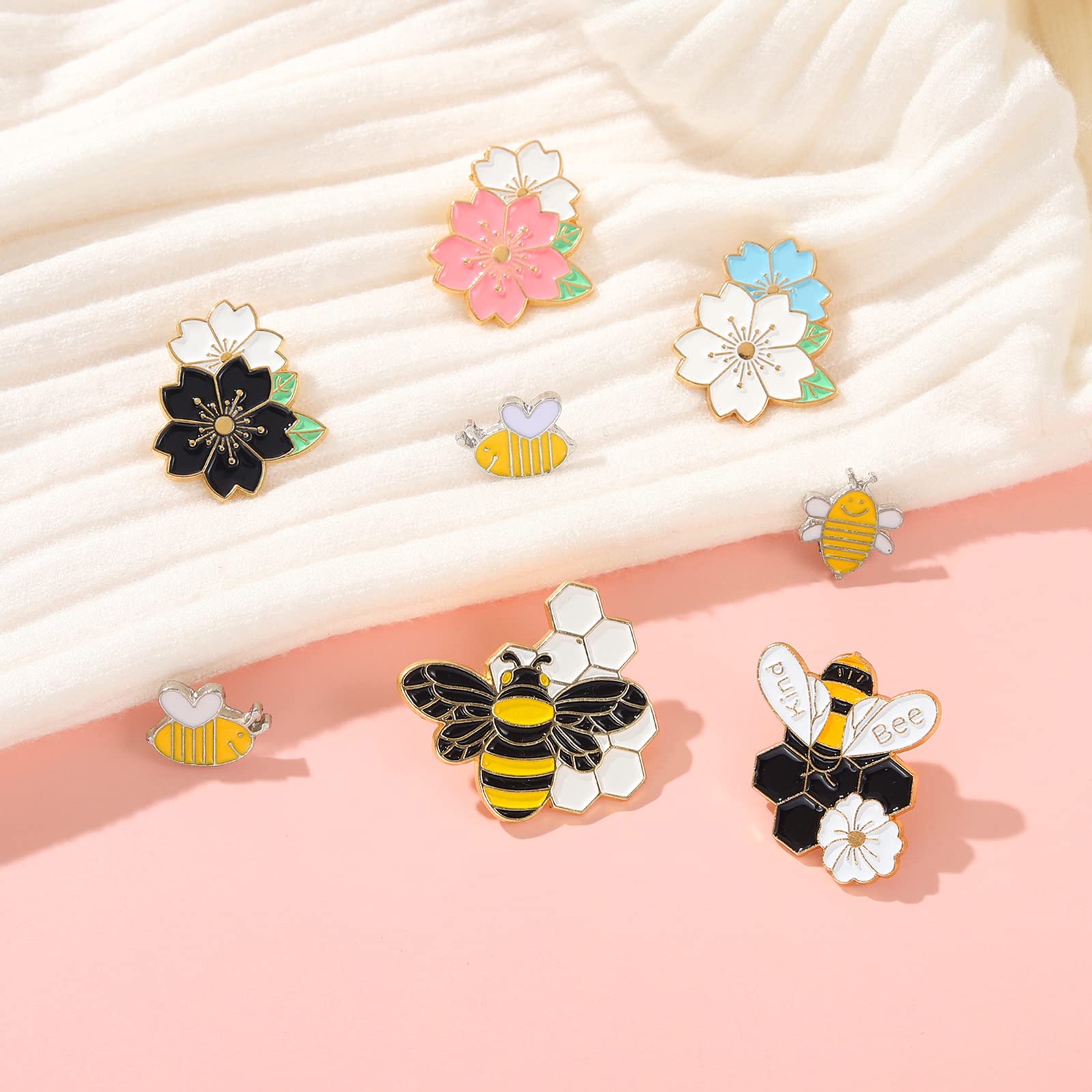 Stylish Animal Enamel Brooch Pins for Women & Men - Butterfly, Frog, Bee, Cat Design - Fashion Jewelry Accessories for Jackets, Backpacks, Hats - Perfect Gift for Animal Lovers & Collectors (Great for Everyday Wear, Parties, and Gifts)
