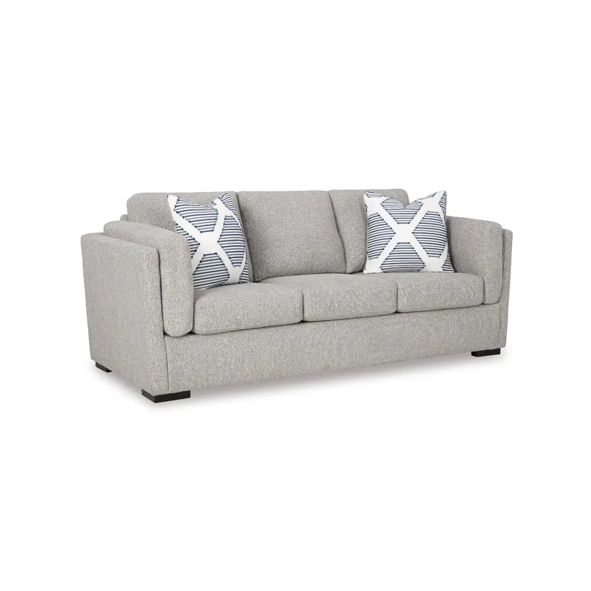 Evansley Modern Sofa in Pewter Gray - Comfortable Living Room Couch for Small Spaces, Apartments & Cozy Homes