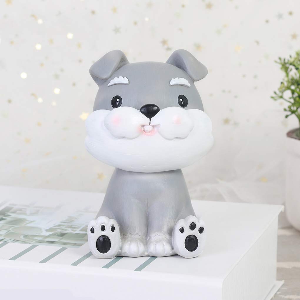 Fun Schnauzer Eyeglass Holder Stand - Stylish Decorative Glasses Display for Home & Office - Perfect for Organizing Sunglasses, Reading Glasses and Eyewear on Desks, Nightstands or Vanities