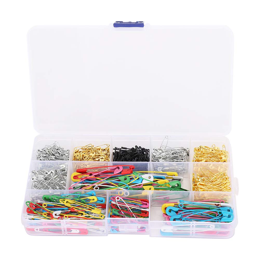 500Pcs Mixed Color Knitting Stitch Pins - DIY Sewing Clips for Clothing Tags, Crafts & Home Accessories | Perfect for Handmade Garments, Scrapbooking & Fabric Marking