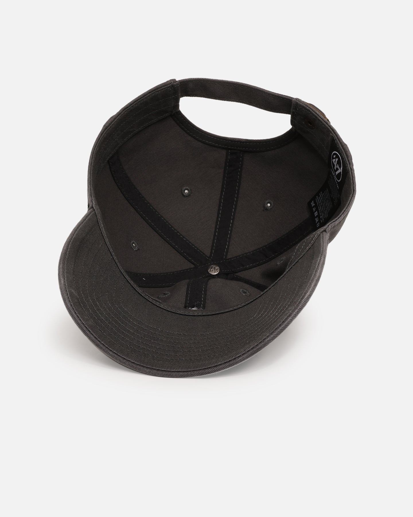 47 Brand Black Labrador 'Dog Collection' 47 Clean Up Strapback Charcoal Hat - Casual Adjustable Baseball Cap for Dog Lovers, Outdoor Activities & Everyday Wear
