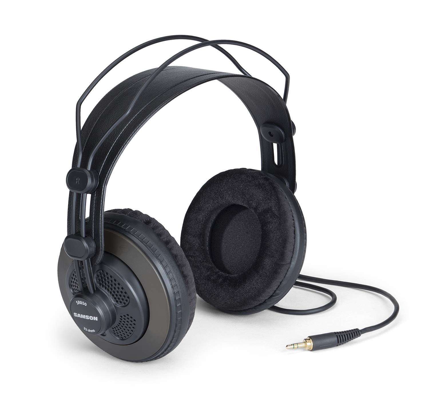 Samson SR850 Professional Studio Reference Headphones - High-Fidelity Over-Ear Headphones for Recording, Mixing & Music Production | Perfect for Home Studios, Podcasting & Audio Monitoring
