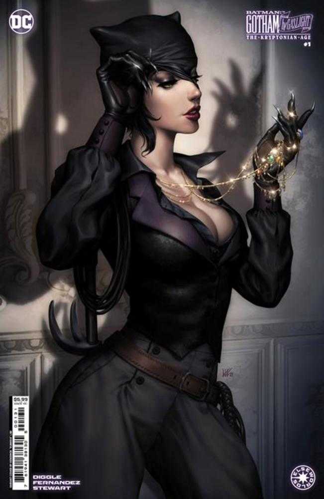 Batman Gotham By Gaslight The Kryptonian Age #1 (Of 12) Cover B Kendrick Kunkka Limited Edition Card Stock Variant - DC Comics Collector's Item for Display & Investment