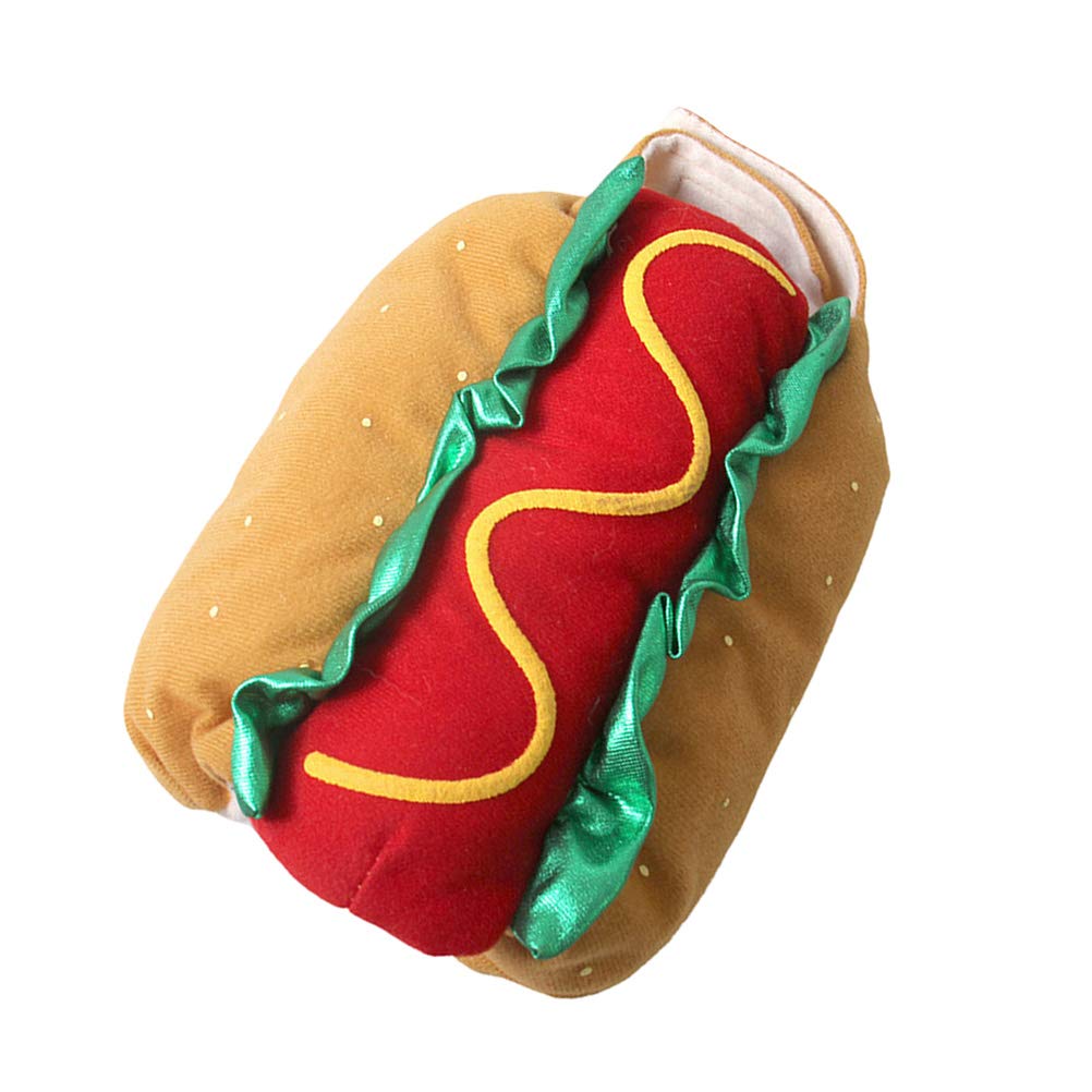 Funny Hot Dog Costume for Small Dogs - XS Pet Halloween & Christmas Dress Up Outfit for Cosplay Parties | Perfect for Halloween, Christmas, and Pet Costume Contests