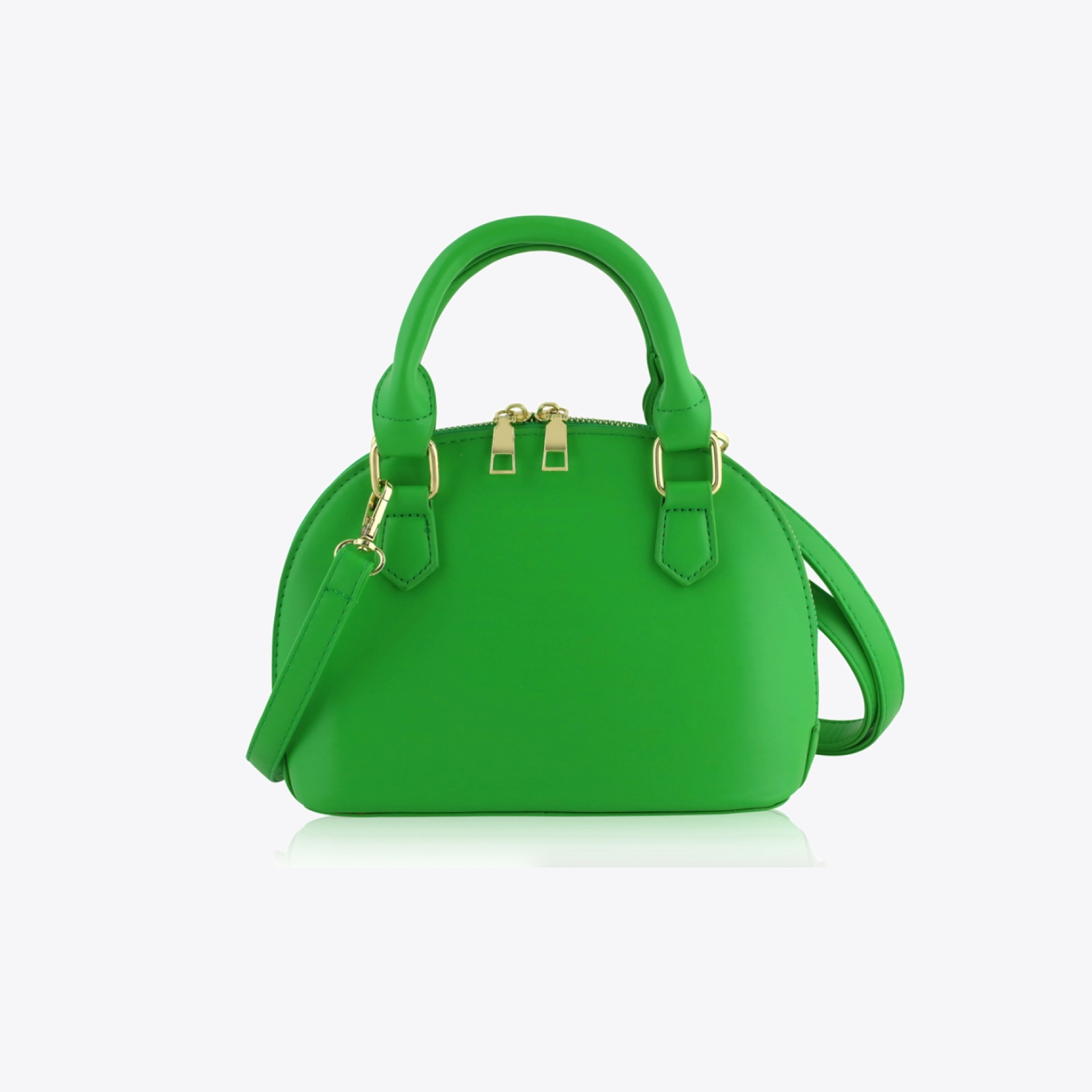 Calvin Klein Genuine Faux Leather Crossbody Purse for Women - Stylish Green Handbag for Everyday Use, Work & Evening Out
