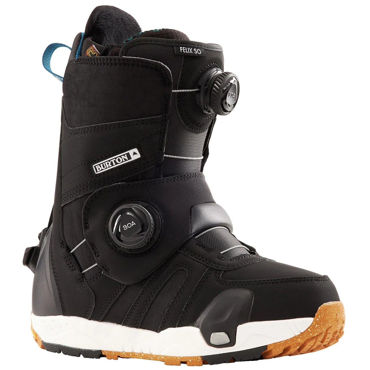 Burton Women's Felix Step On Snowboard Boots 2025 - Waterproof, Comfortable & Lightweight for All-Mountain Riding & Freestyle Snowboarding
