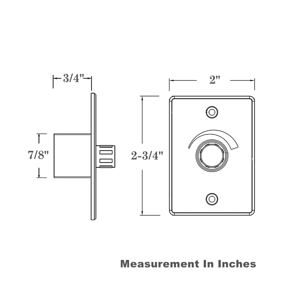 12V PWM Rotary Dimmer Switch for RV, Boat, Camper Van & Truck - High Side Light Dimmer for LED Strip Lights, Puck Lights & Awning Lights - Perfect for Travel Trailers & Marine Lighting Systems