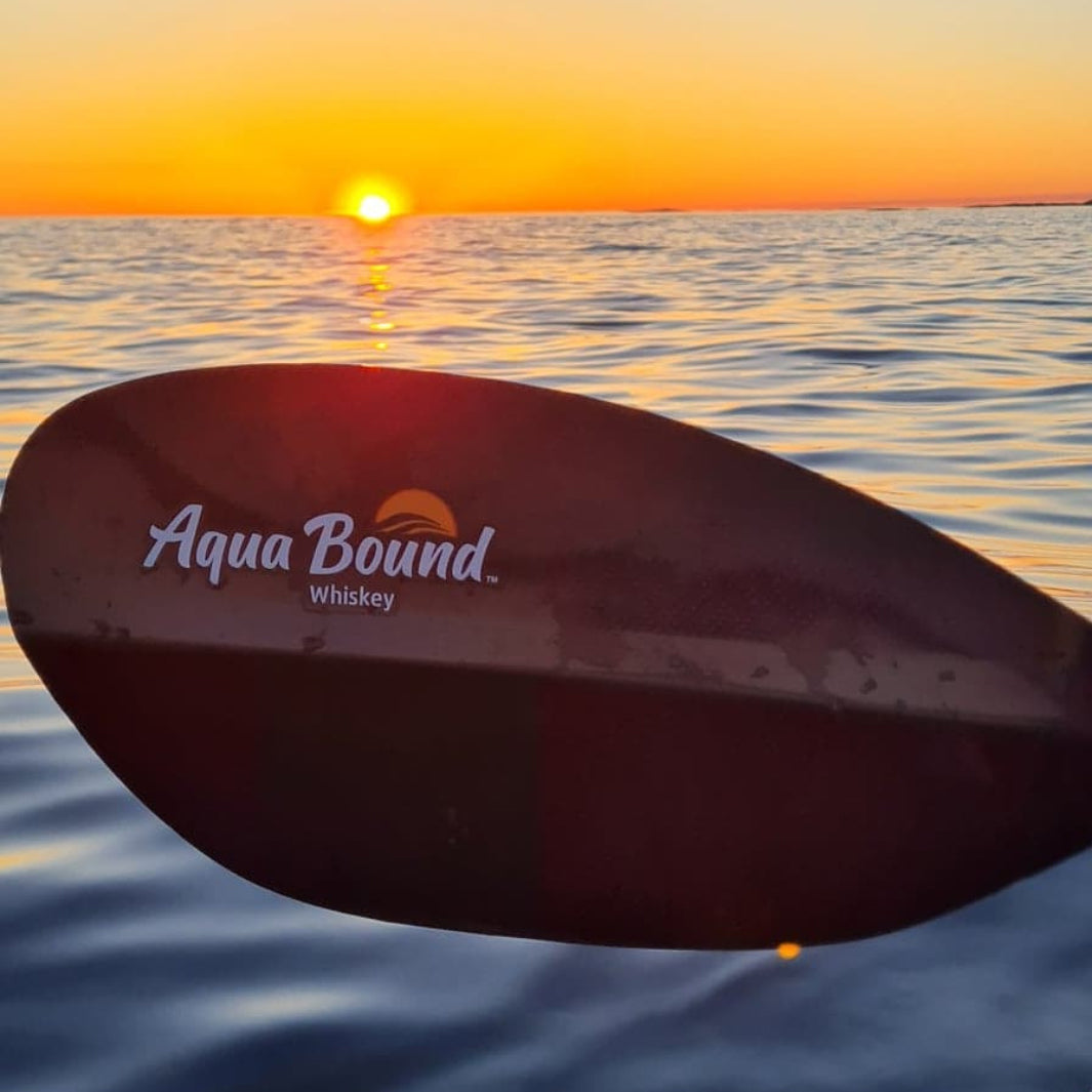 Aqua Bound Whiskey Carbon Bent Shaft 2-Piece Kayak Paddle - Lightweight & Durable for Touring & Recreational Kayaking (Closeout Sale)