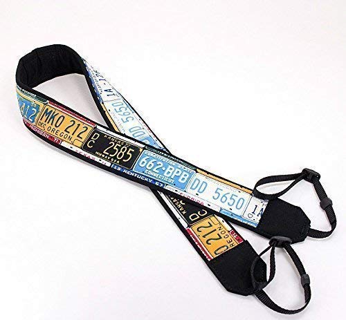Best License Plate Camera Strap - Durable & Adjustable for DSLR & Mirrorless Cameras - Perfect for Car Photography & Road Trips