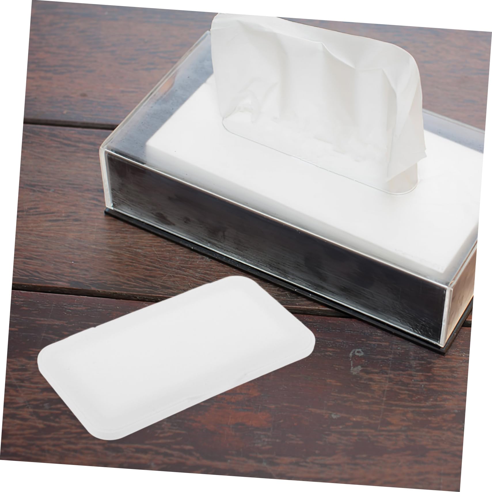 BUGUUYO Baby Wipes Holder Case - Reusable Flip Cover for Wet Wipes, Plastic Lid Replacement for Tissue Box (30pcs, White) - Perfect for Diaper Bags, Nursery, and On-the-Go Baby Care