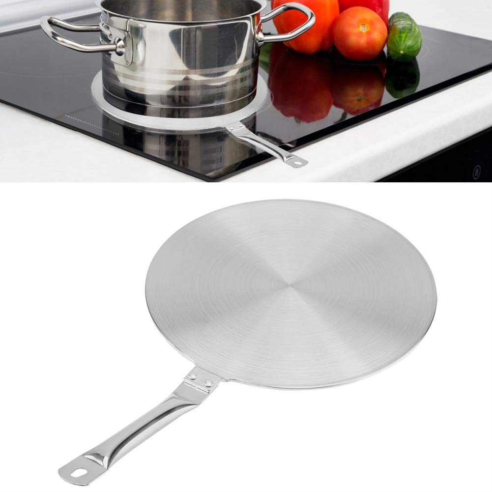 20cm Heat Diffuser Plate for Gas & Electric Stoves - Stainless Steel Cooktop Protector for Even Cooking | Perfect for Kitchen, Camping & Outdoor Use