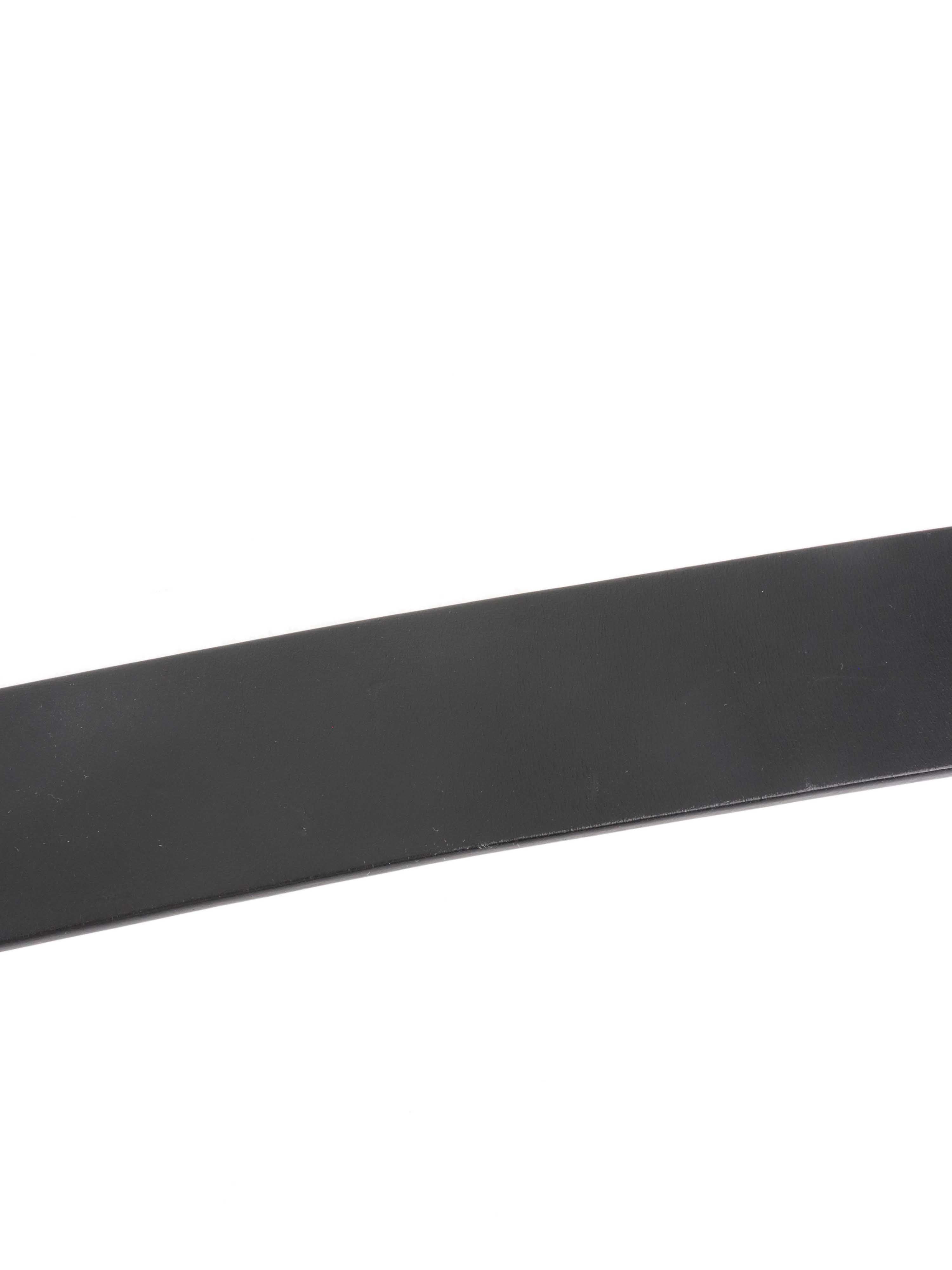 Versace Black Genuine Leather Belt for Men - Stylish Designer Fashion Accessory for Jeans, Suits & Casual Wear