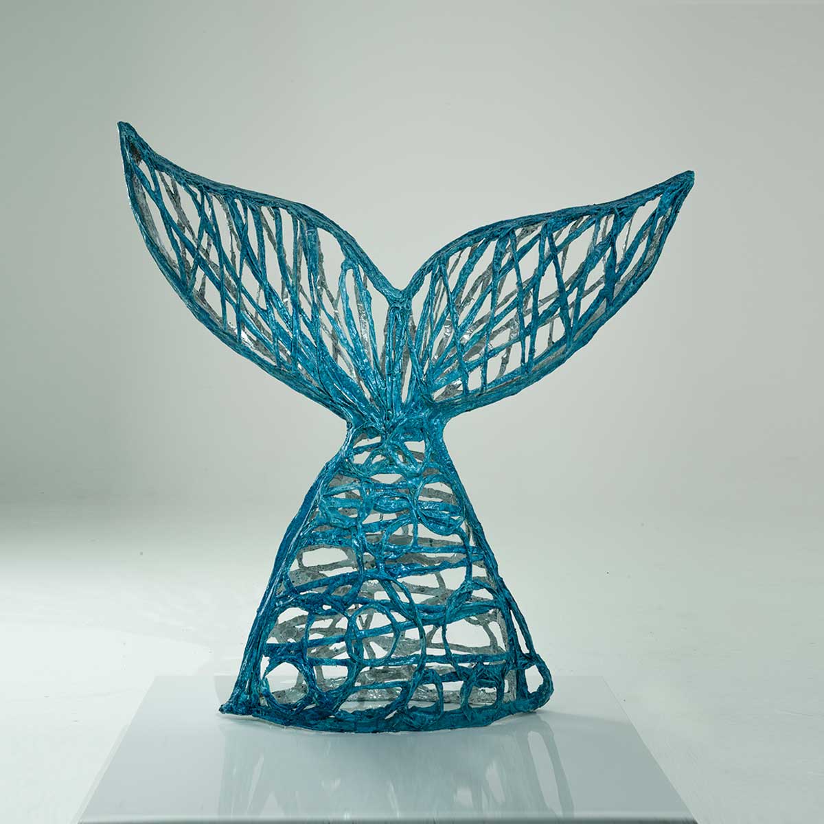 Eco-Friendly Amana Recycled Fabric Sculpture - Handmade Sustainable Home Decor for Living Room, Bedroom & Office